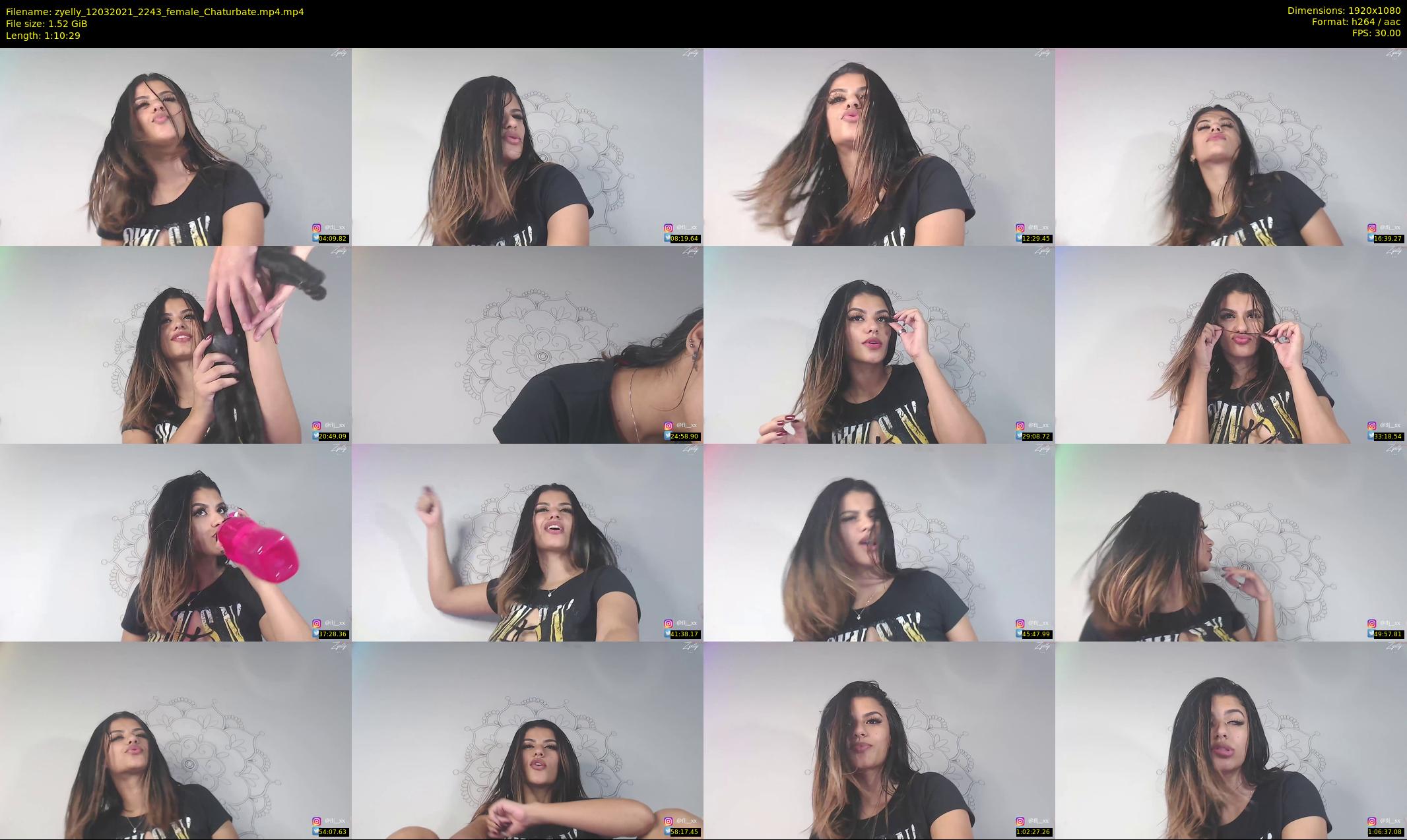 zyelly — 71 minute Chaturbate female cam show recording, 1080p, Mar 12, 2021