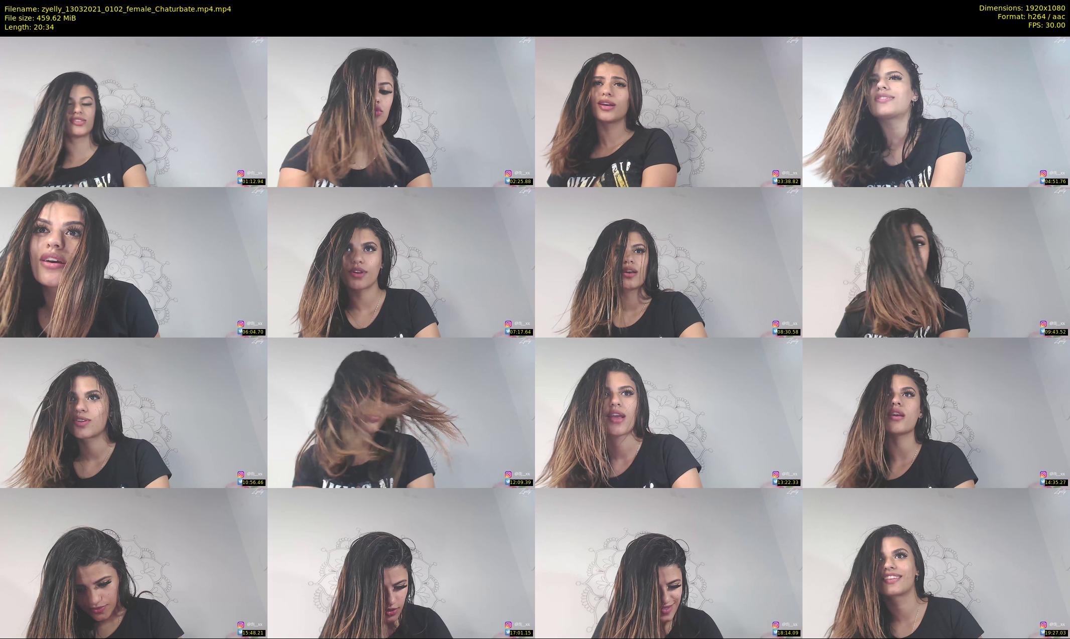 zyelly — 21 minute Chaturbate female cam show recording, 1080p, Mar 13, 2021