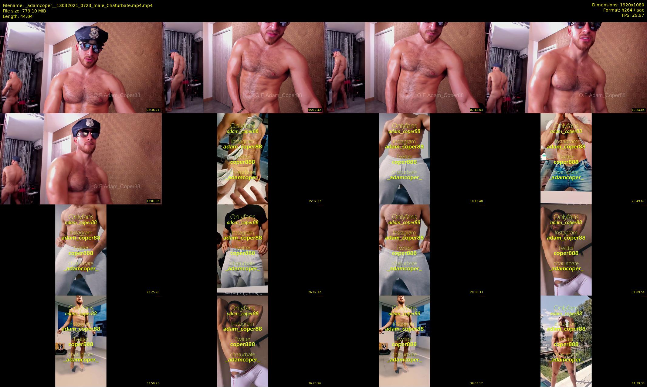_adamcoper_ — 45 minute Chaturbate male cam show recording, 1080p, Mar 13, 2021