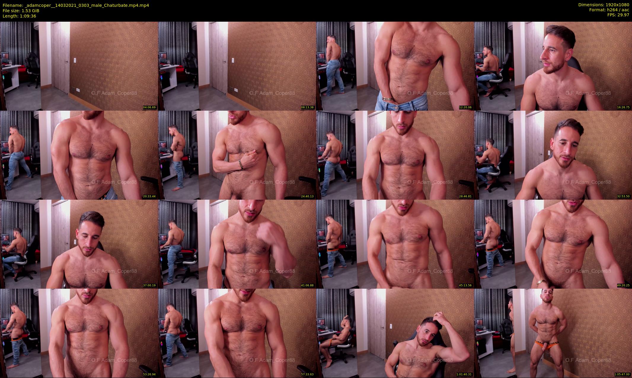 _adamcoper_ — 70 minute Chaturbate male cam show recording, 1080p, Mar 14, 2021