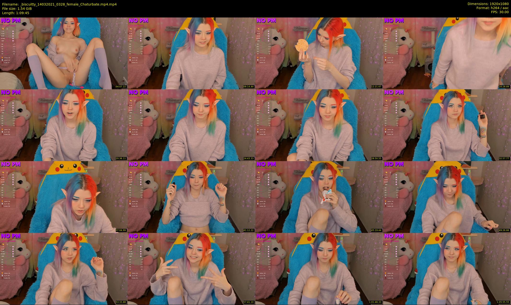 _biscuitty — 70 minute Chaturbate female cam show recording, 1080p, Mar 14, 2021