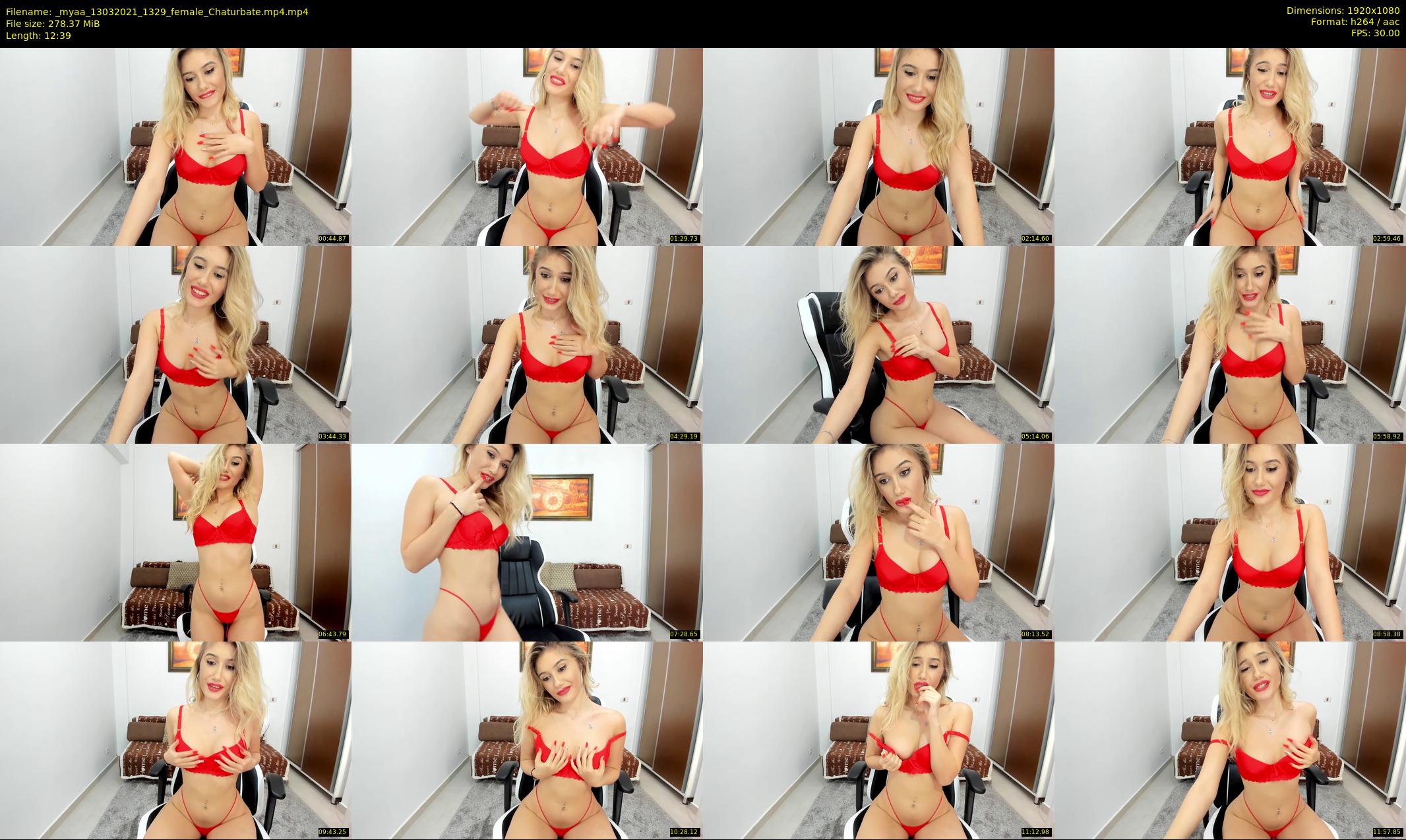 _myaa — 13 minute Chaturbate female cam show recording, 1080p, Mar 13, 2021