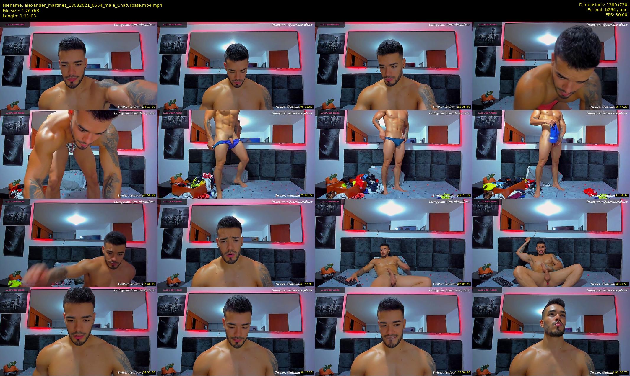 alexander_martines — 72 minute Chaturbate male cam show recording, 720p, Mar 13, 2021