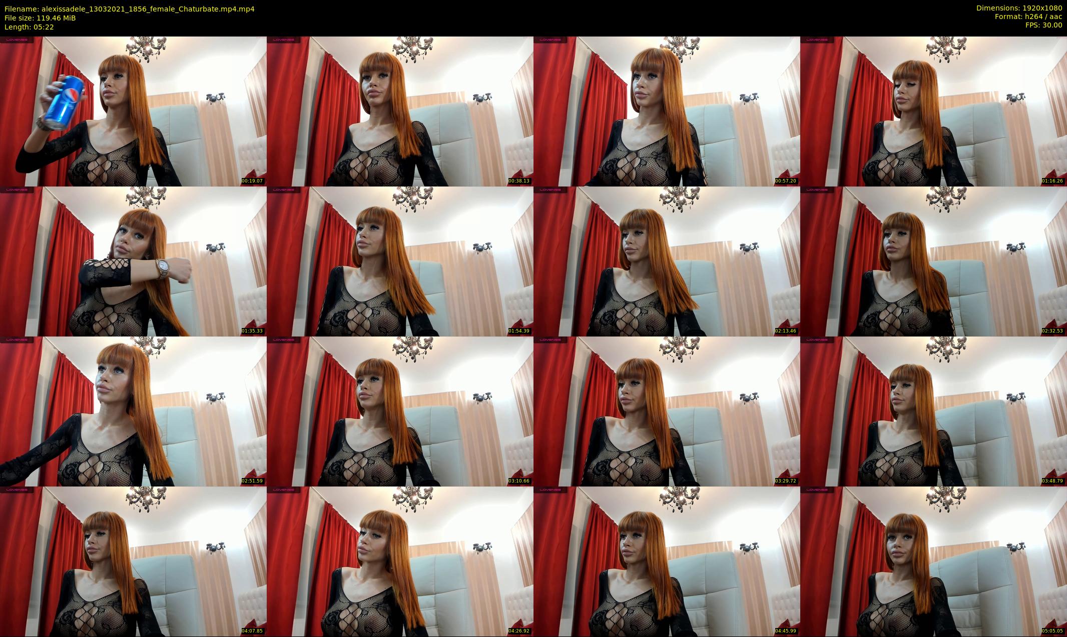 alexissadele — 6 minute Chaturbate female cam show recording, 1080p, Mar 13, 2021