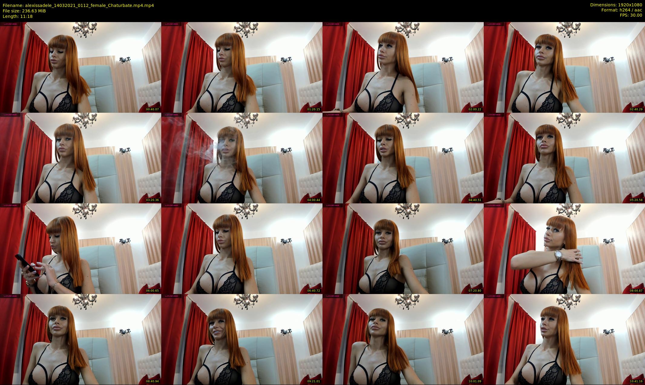alexissadele — 12 minute Chaturbate female cam show recording, 1080p, Mar 14, 2021