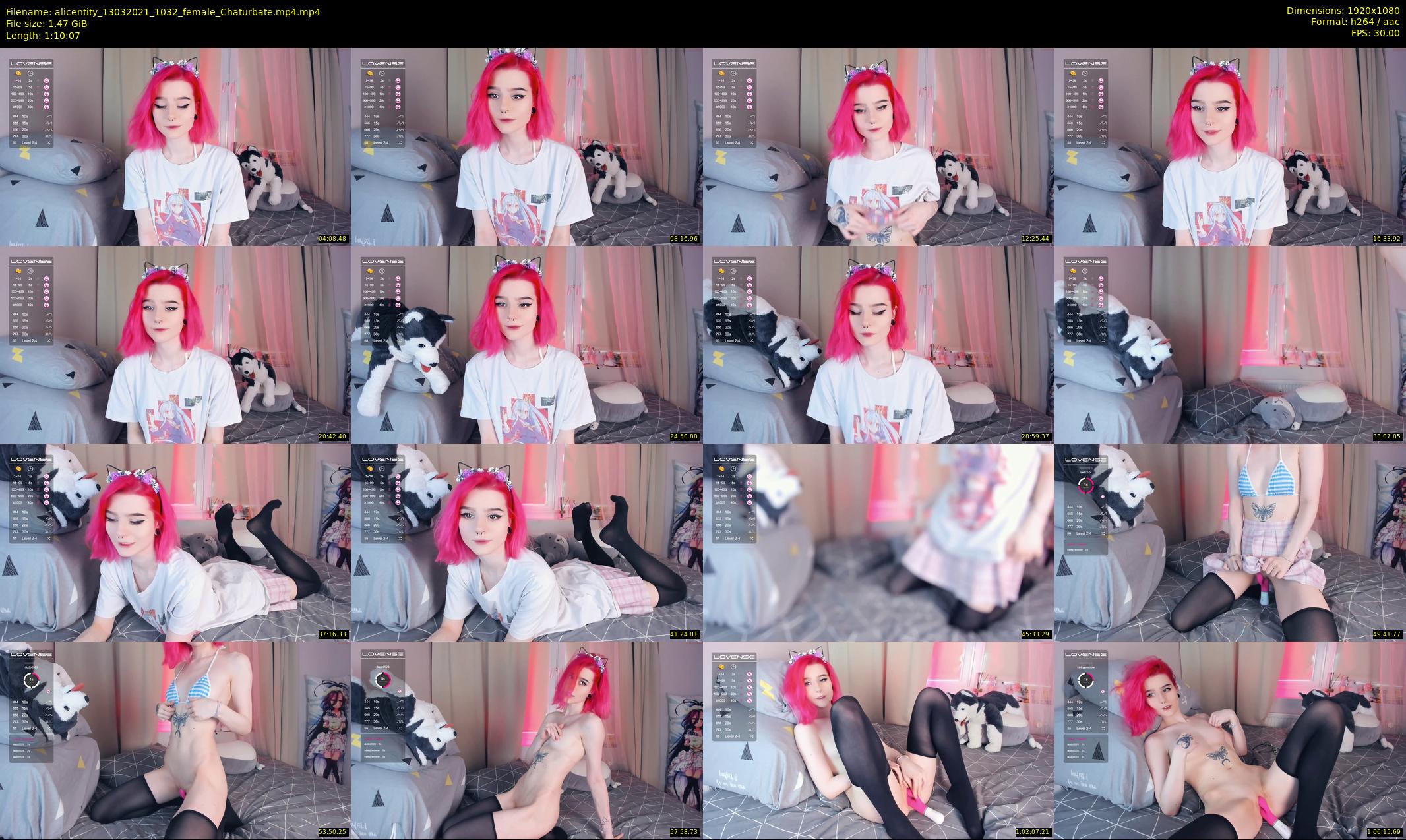 alicentity — 71 minute Chaturbate female cam show recording, 1080p, Mar 13, 2021