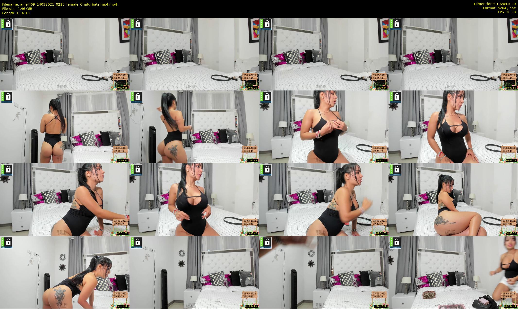 anielli69 — 77 minute Chaturbate female cam show recording, 1080p, Mar 14, 2021