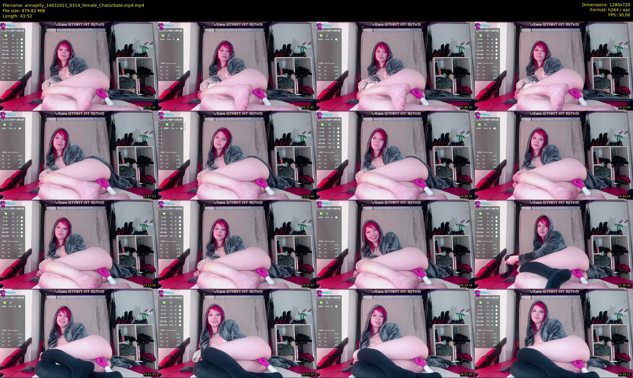 annajelly — 44 minute Chaturbate couple cam show recording, 720p, Mar 14, 2021