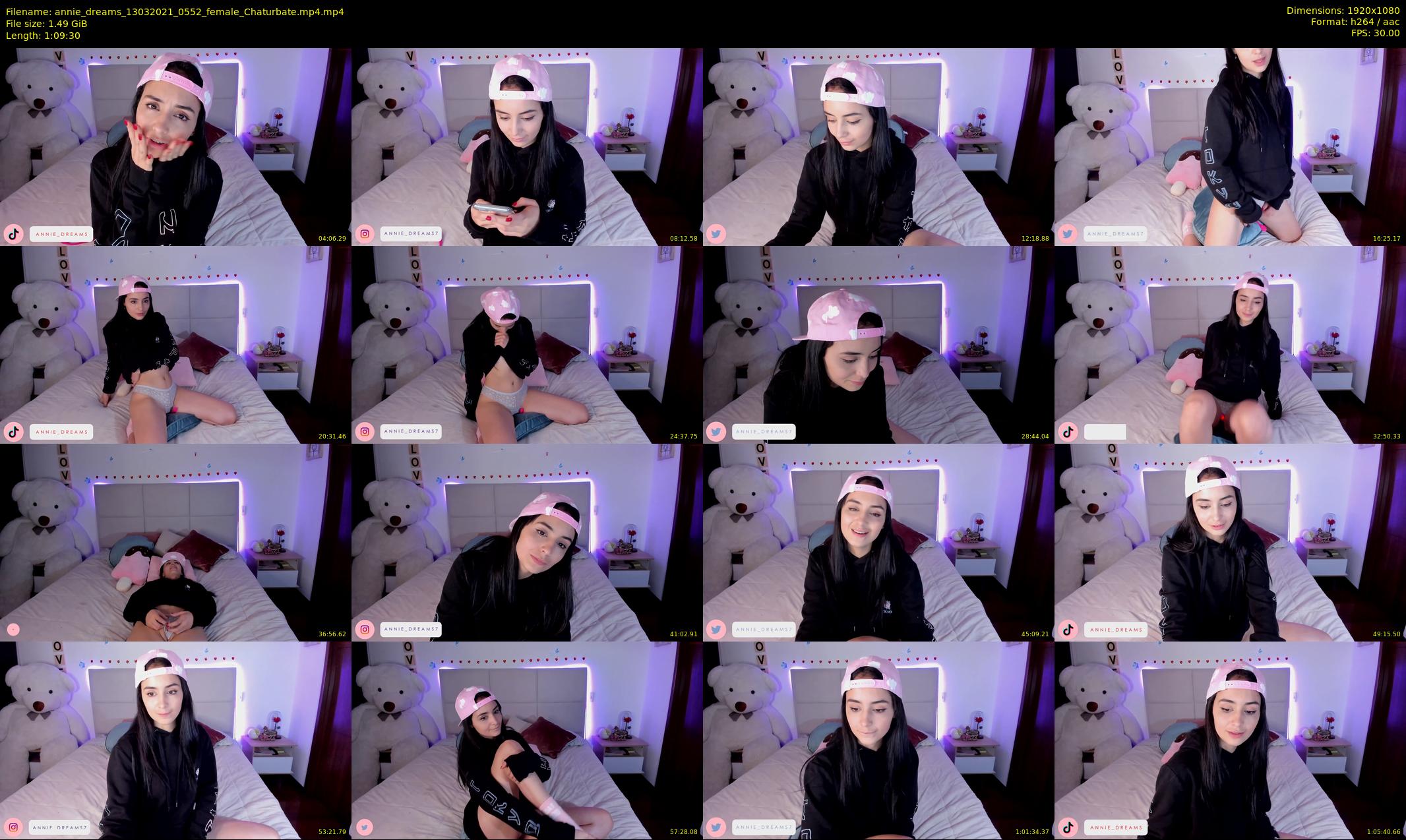 annie_dreams — 70 minute Chaturbate female cam show recording, 1080p, Mar 13, 2021
