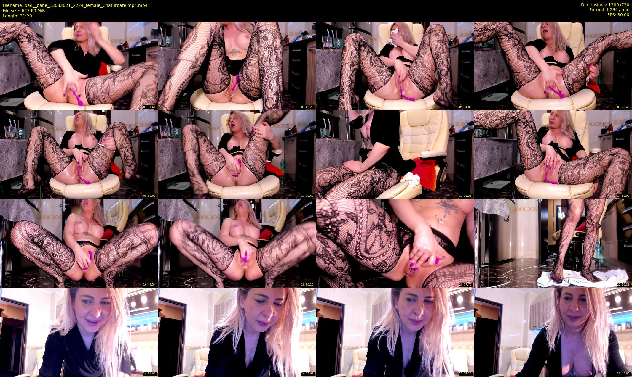 bad__babe — 32 minute Chaturbate female cam show recording, 720p, Mar 13, 2021