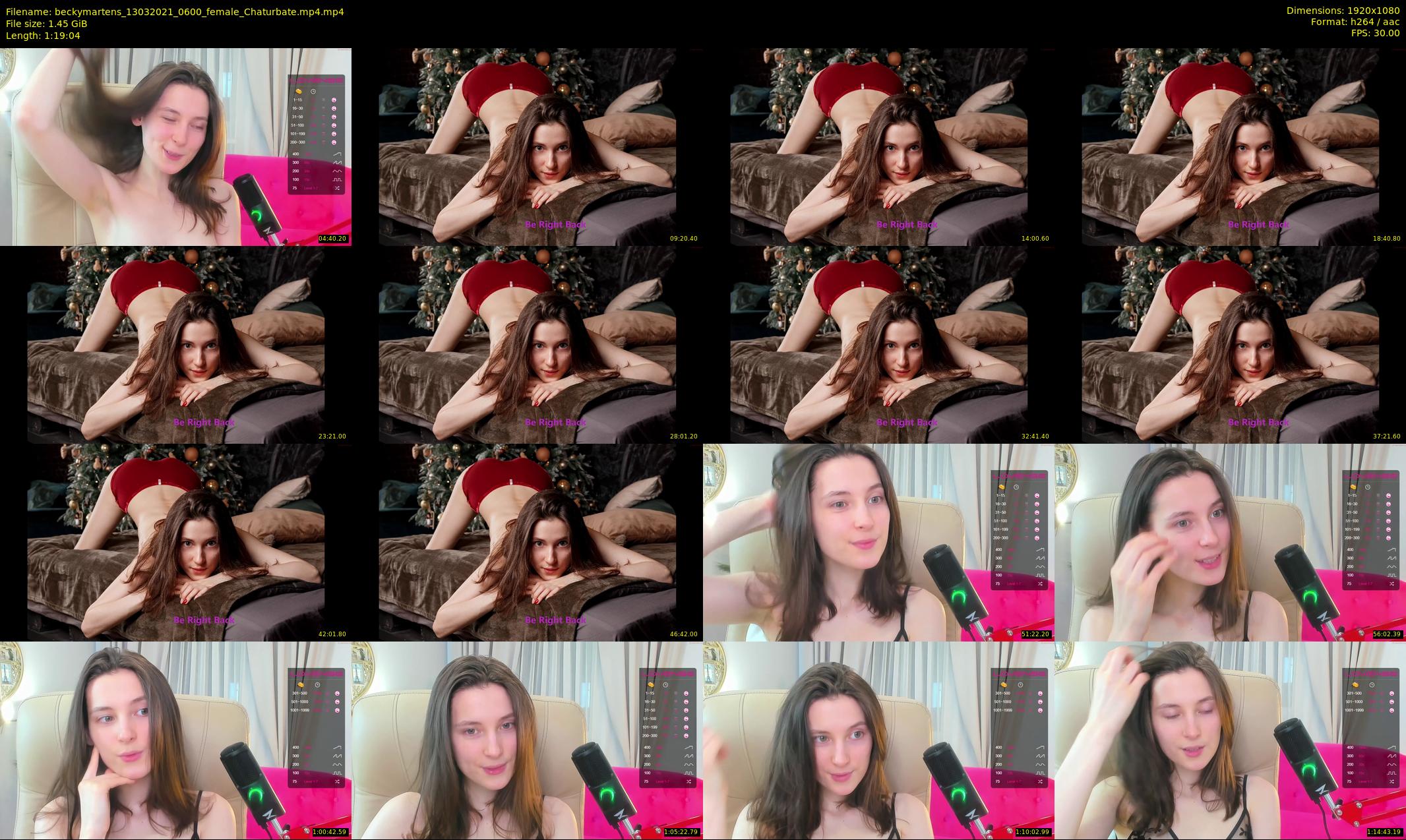 beckymartens — 80 minute Chaturbate female cam show recording, 1080p, Mar 13, 2021