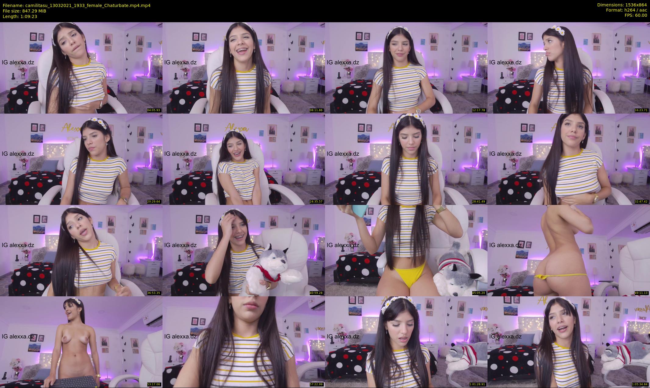 camilitasu — 70 minute Chaturbate female cam show recording, 720p, Mar 13, 2021