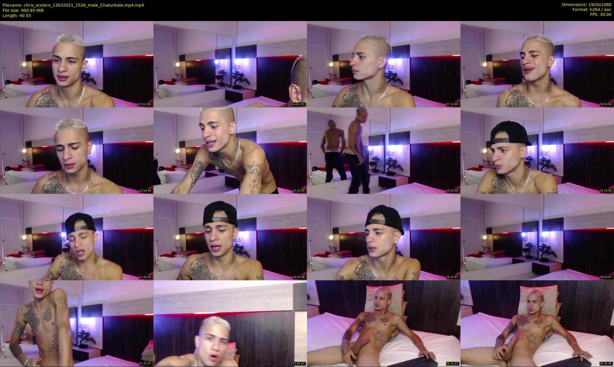 chris_scolaro — 41 minute Chaturbate male cam show recording, 1080p, Mar 13, 2021