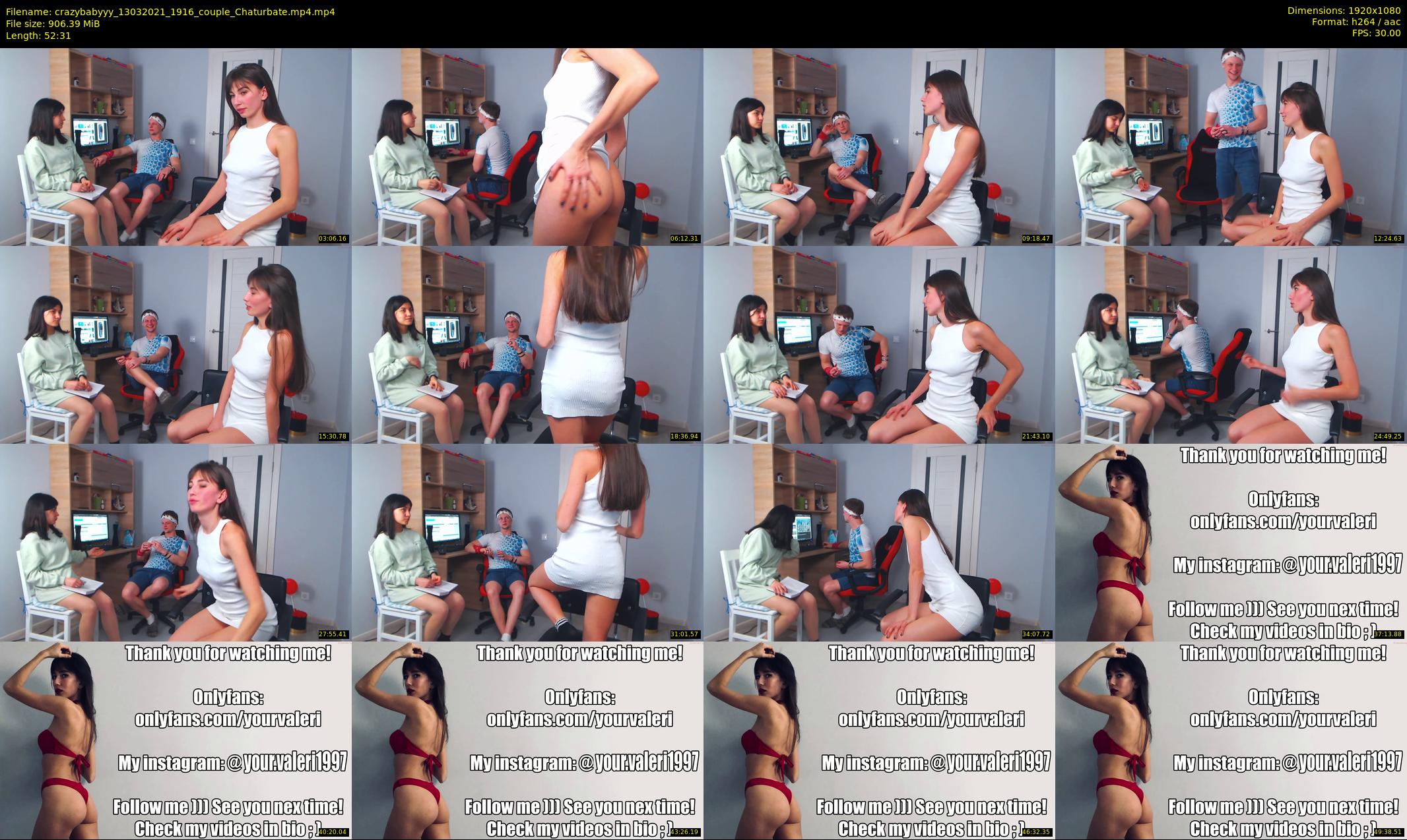 crazybabyyy — 53 minute Chaturbate couple cam show recording, 1080p, Mar 13, 2021