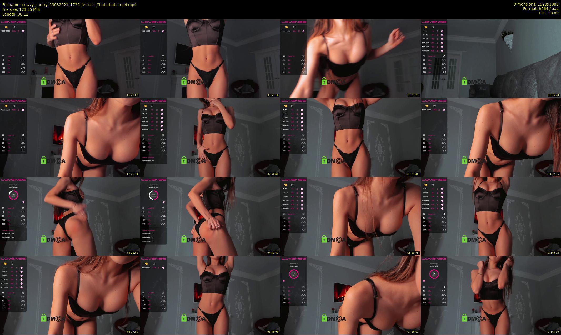crazzy_cherry — 9 minute Chaturbate female cam show recording, 1080p, Mar 13, 2021