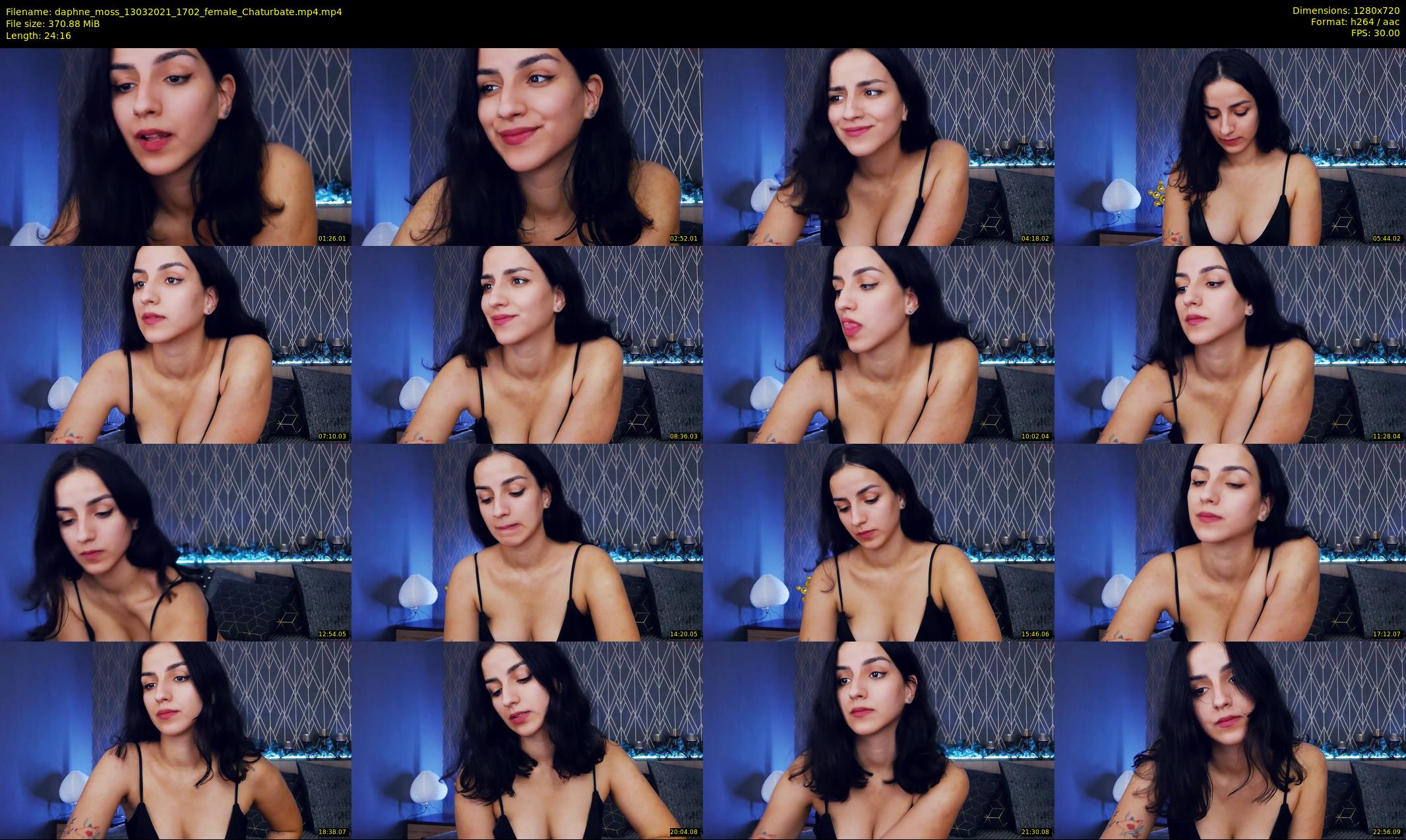 daphne_moss — 25 minute Chaturbate female cam show recording, 720p, Mar 13, 2021