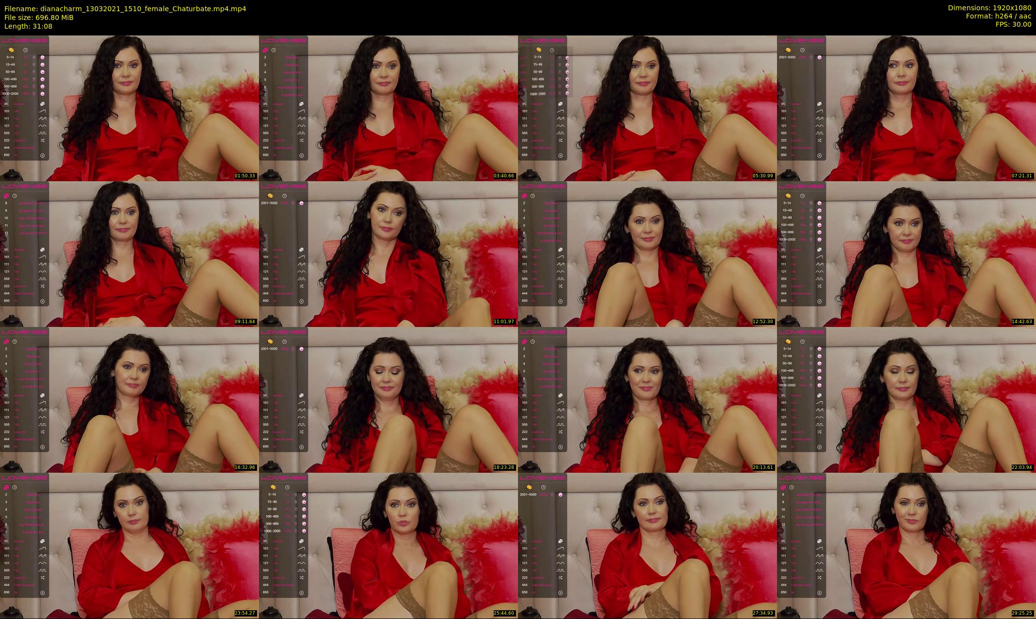 dianacharm — 32 minute Chaturbate female cam show recording, 1080p, Mar 13, 2021