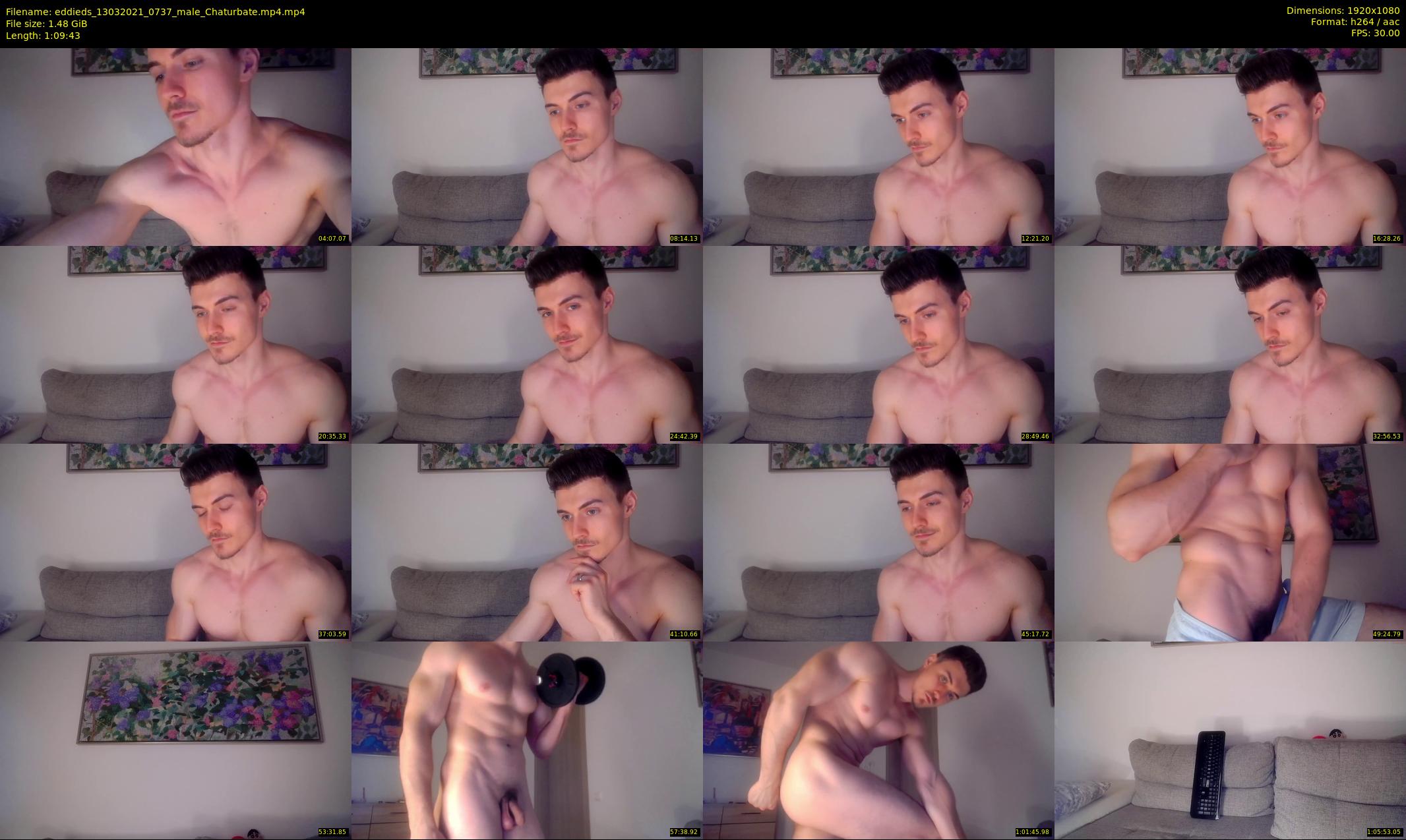 eddieds — 70 minute Chaturbate male cam show recording, 1080p, Mar 13, 2021