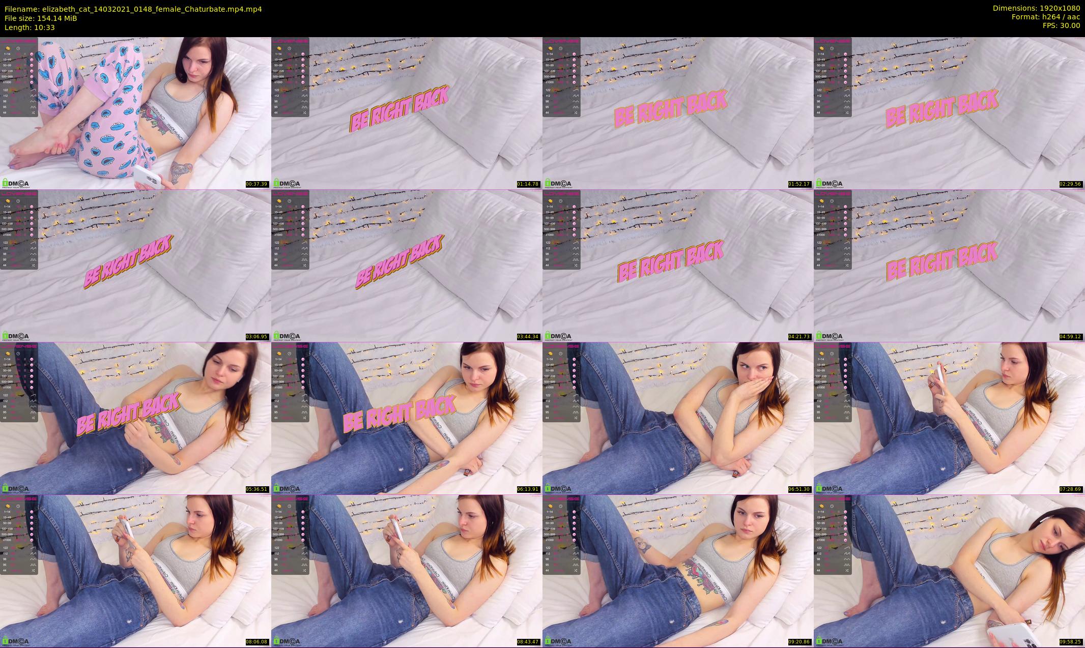 elizabeth_cat — 11 minute Chaturbate female cam show recording, 1080p, Mar 14, 2021