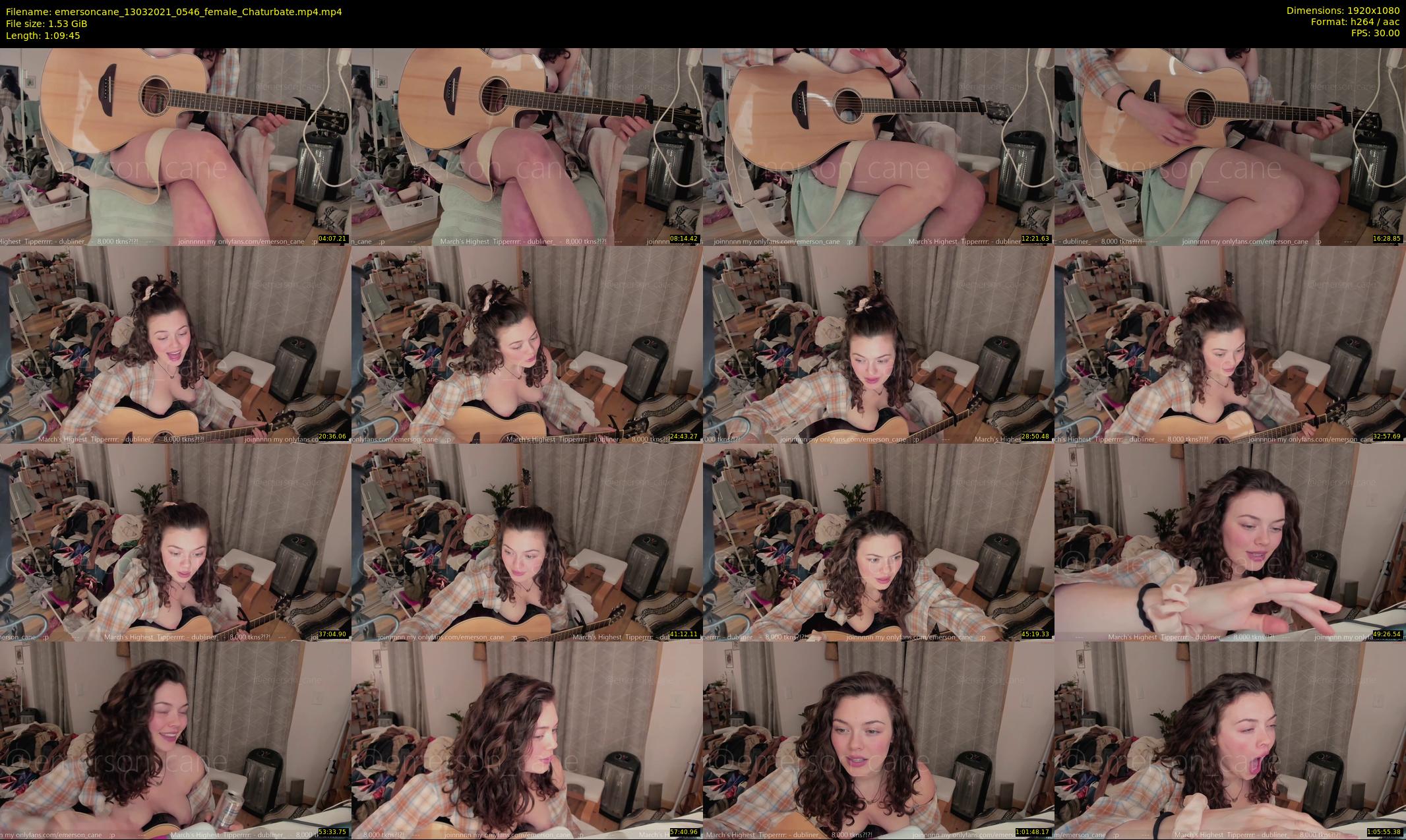 emersoncane — 70 minute Chaturbate female cam show recording, 1080p, Mar 13, 2021