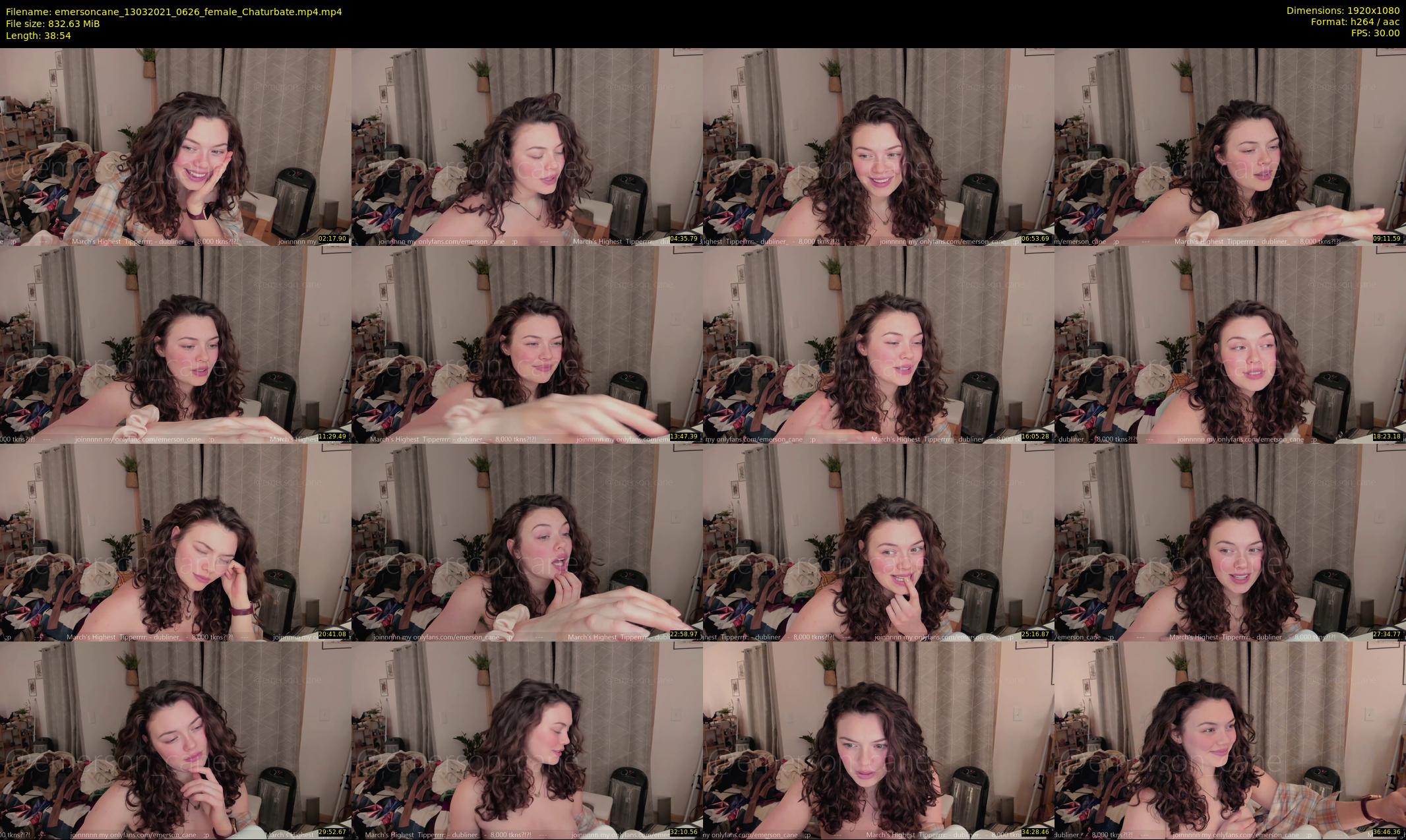 emersoncane — 39 minute Chaturbate female cam show recording, 1080p, Mar 13, 2021