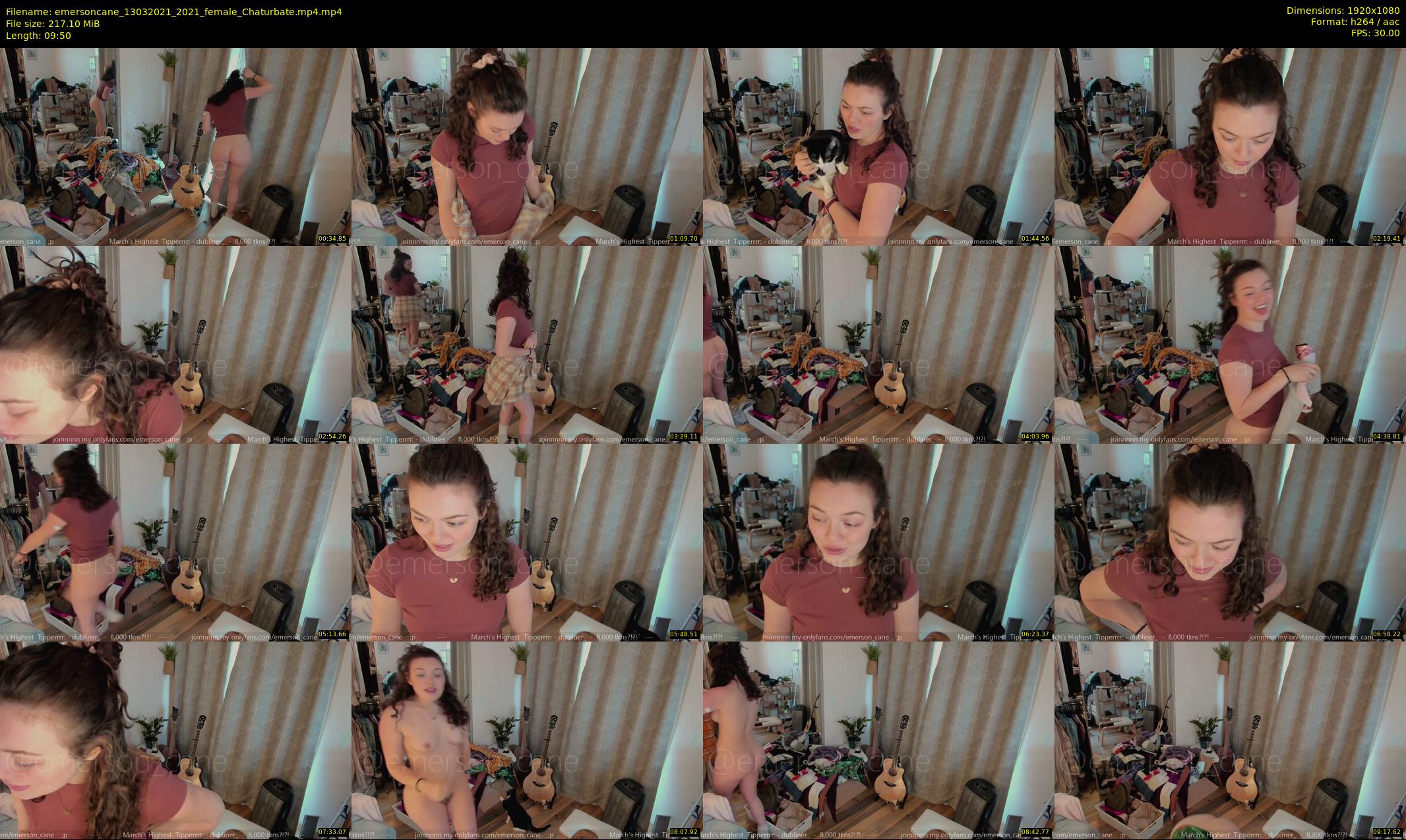emersoncane — 10 minute Chaturbate female cam show recording, 1080p, Mar 13, 2021