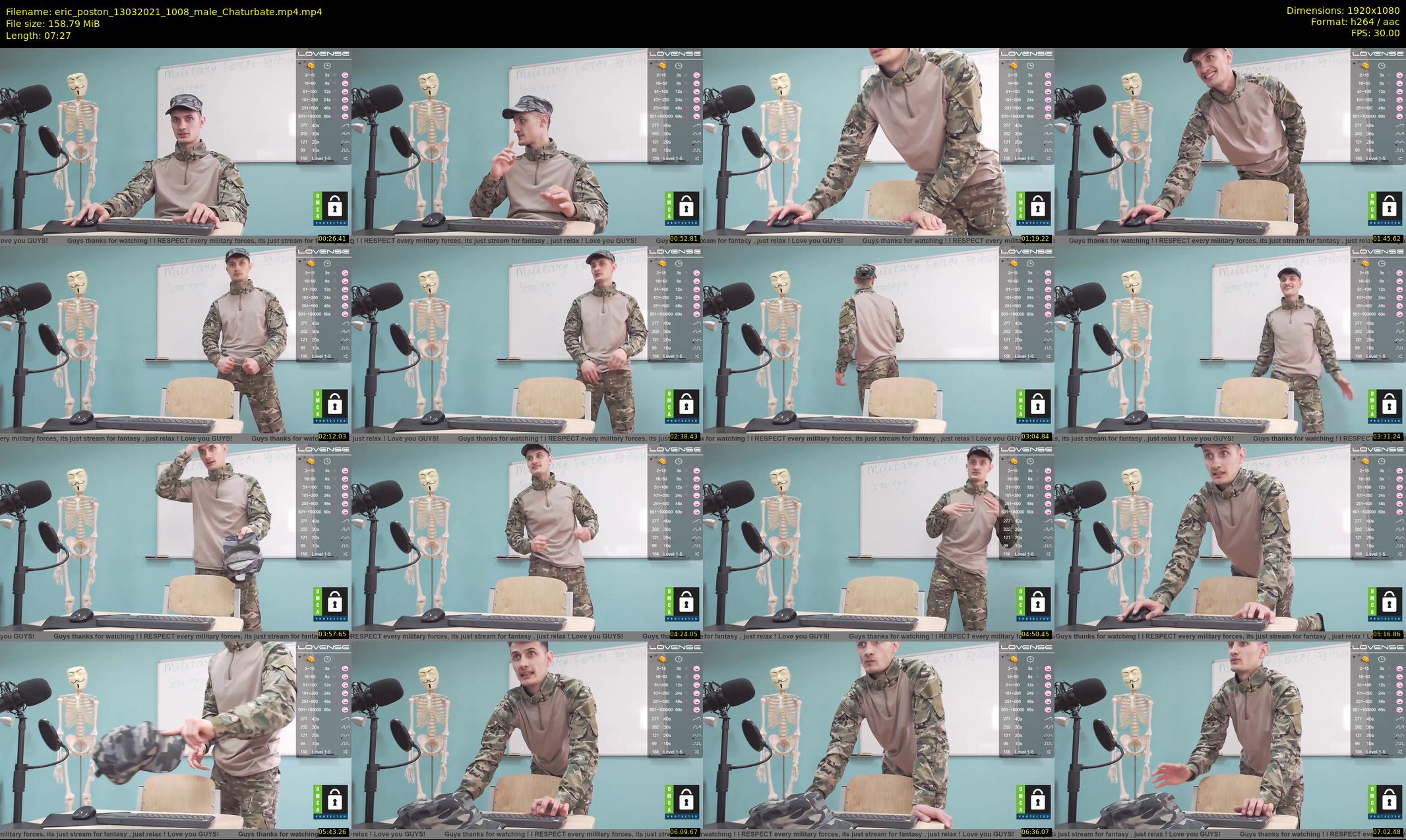 eric_poston — 8 minute Chaturbate male cam show recording, 1080p, Mar 13, 2021