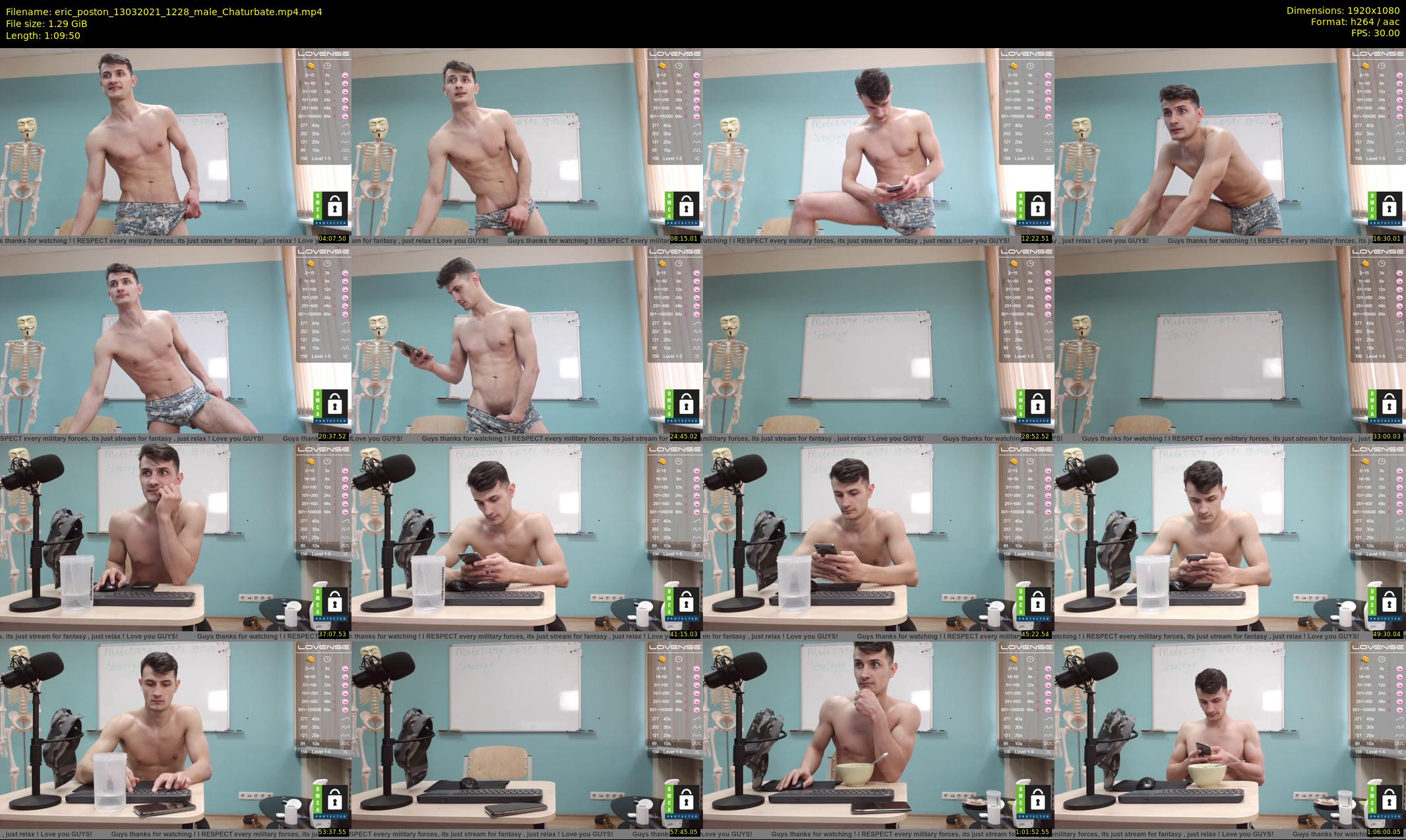eric_poston — 70 minute Chaturbate male cam show recording, 1080p, Mar 13, 2021