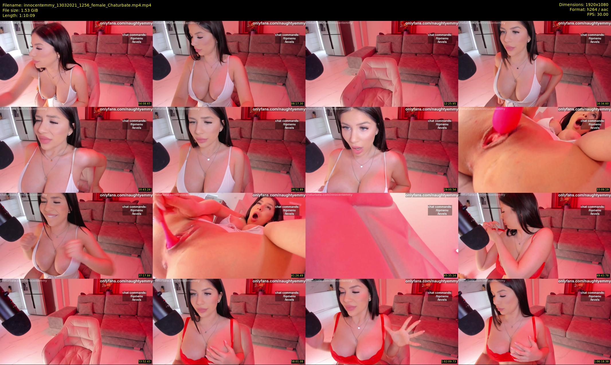 innocentemmy — 71 minute Chaturbate female cam show recording, 1080p, Mar 13, 2021