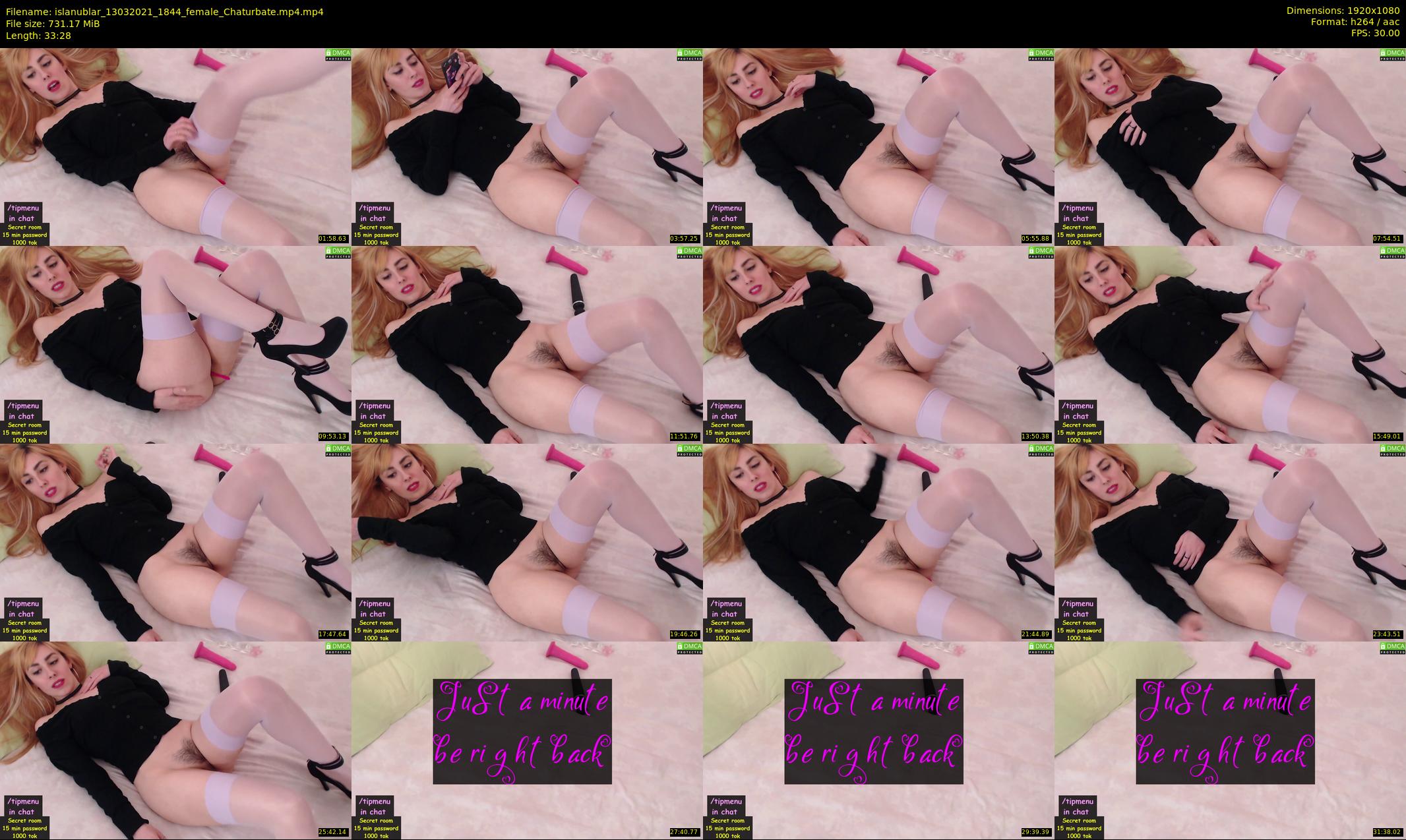 islanublar — 34 minute Chaturbate female cam show recording, 1080p, Mar 13, 2021