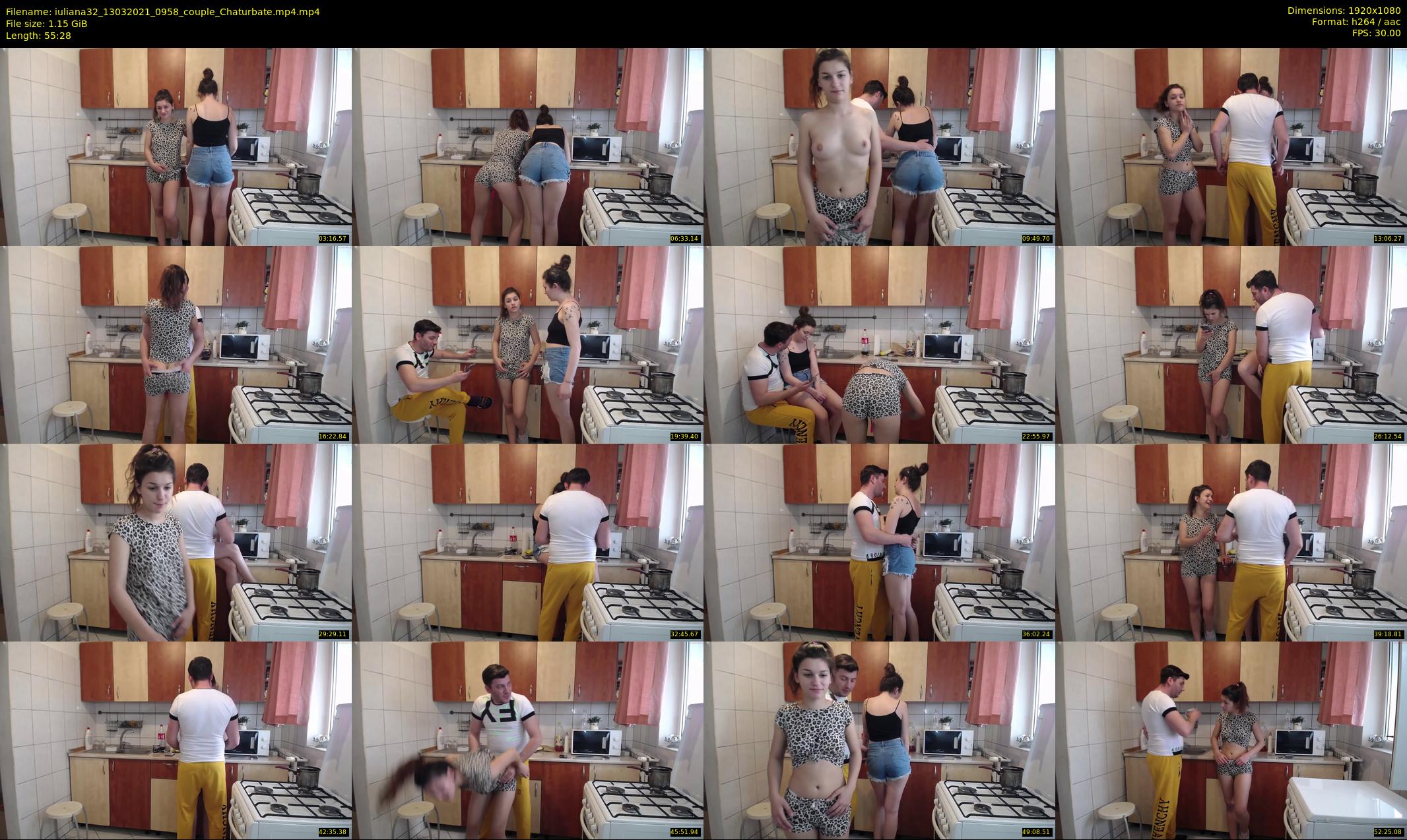iuliana32 — 56 minute Chaturbate couple cam show recording, 1080p, Mar 13, 2021