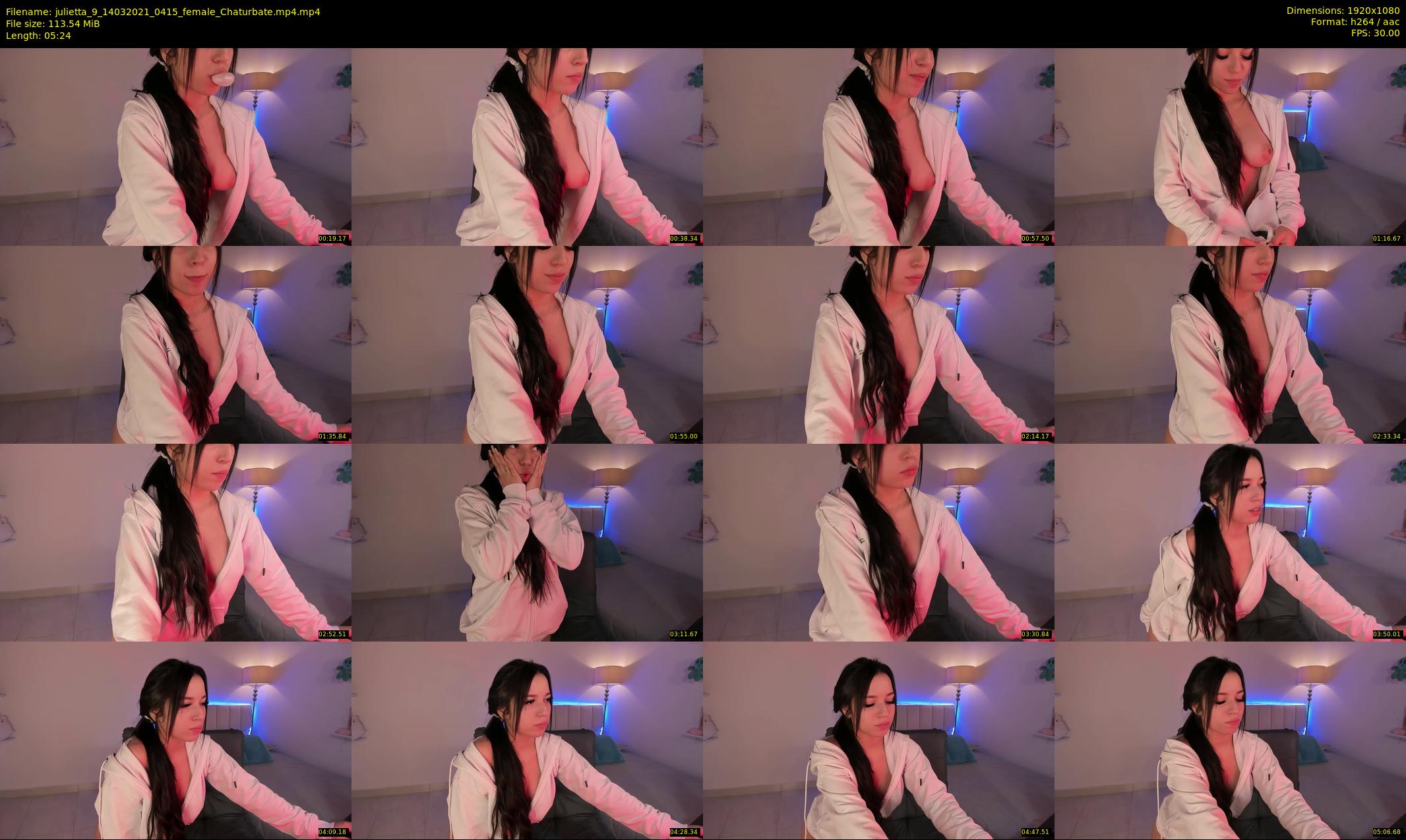 julietta_9 — 6 minute Chaturbate female cam show recording, 1080p, Mar 14, 2021