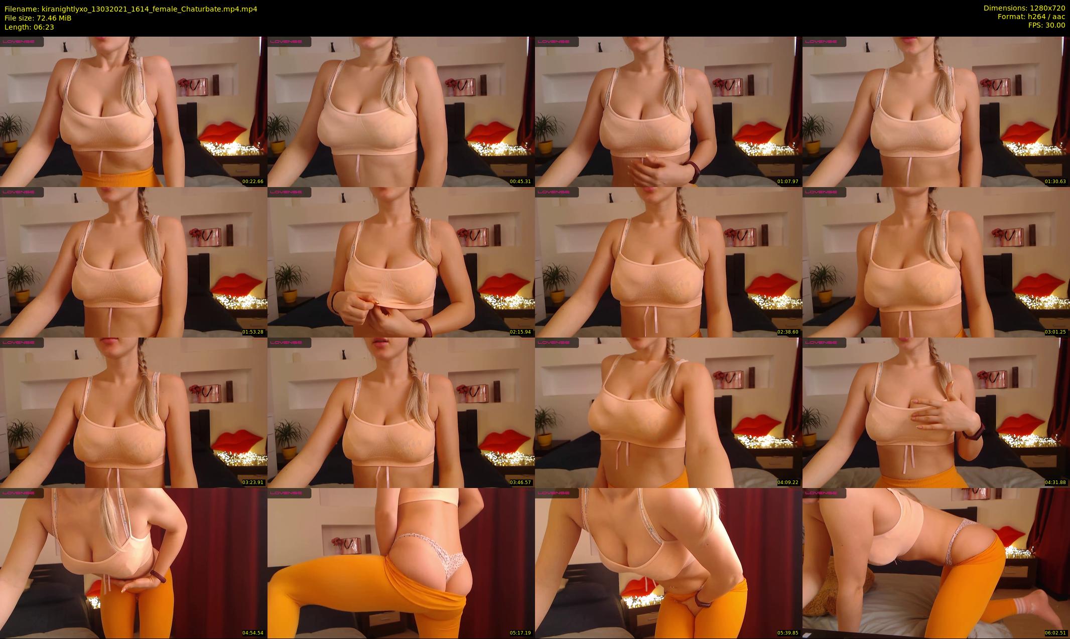 kiranightlyxo — 7 minute Chaturbate female cam show recording, 720p, Mar 13, 2021