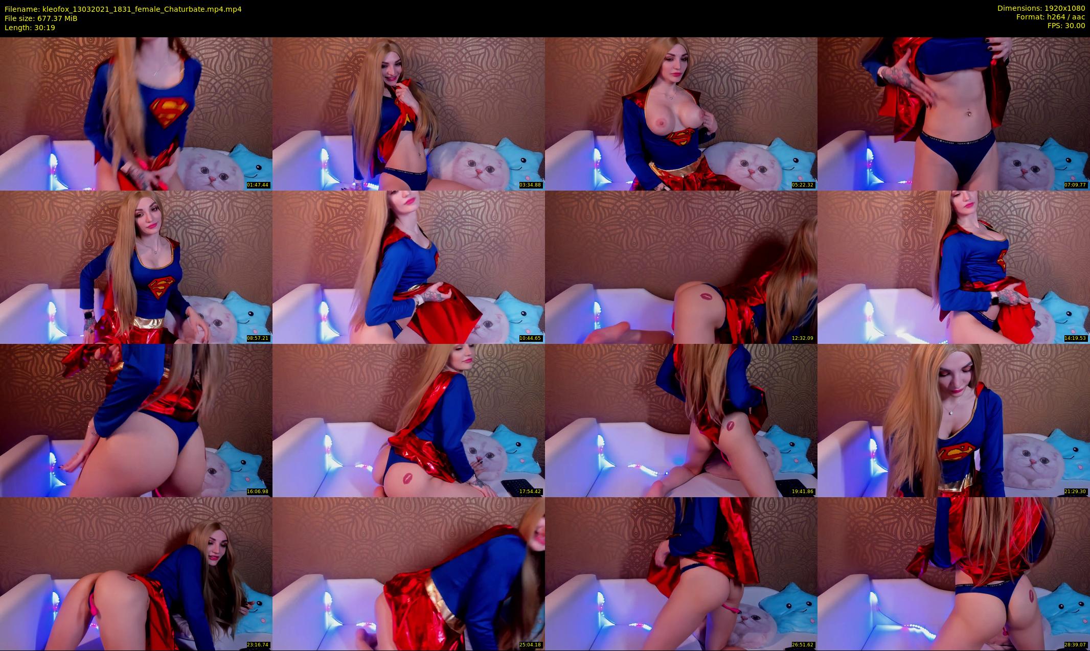 kleofox — 31 minute Chaturbate female cam show recording, 1080p, Mar 13, 2021