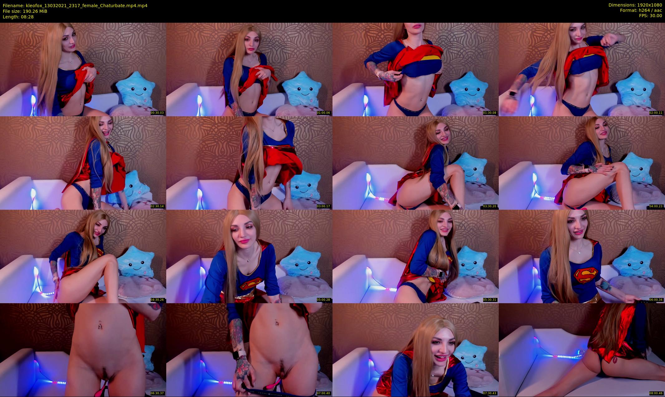 kleofox — 9 minute Chaturbate female cam show recording, 1080p, Mar 13, 2021