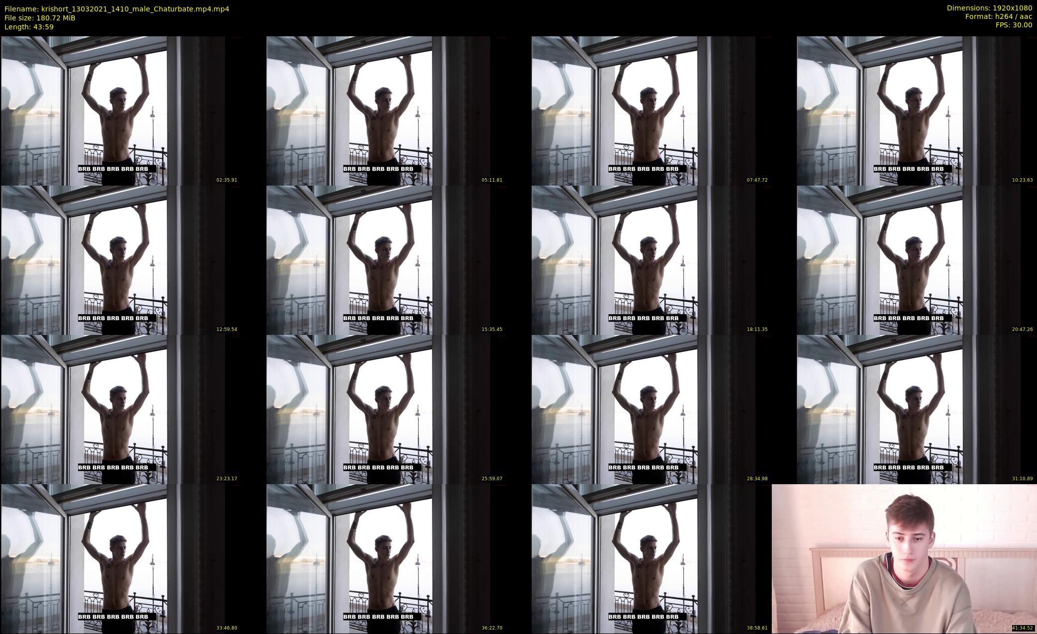 krishort — 44 minute Chaturbate male cam show recording, 1080p, Mar 13, 2021