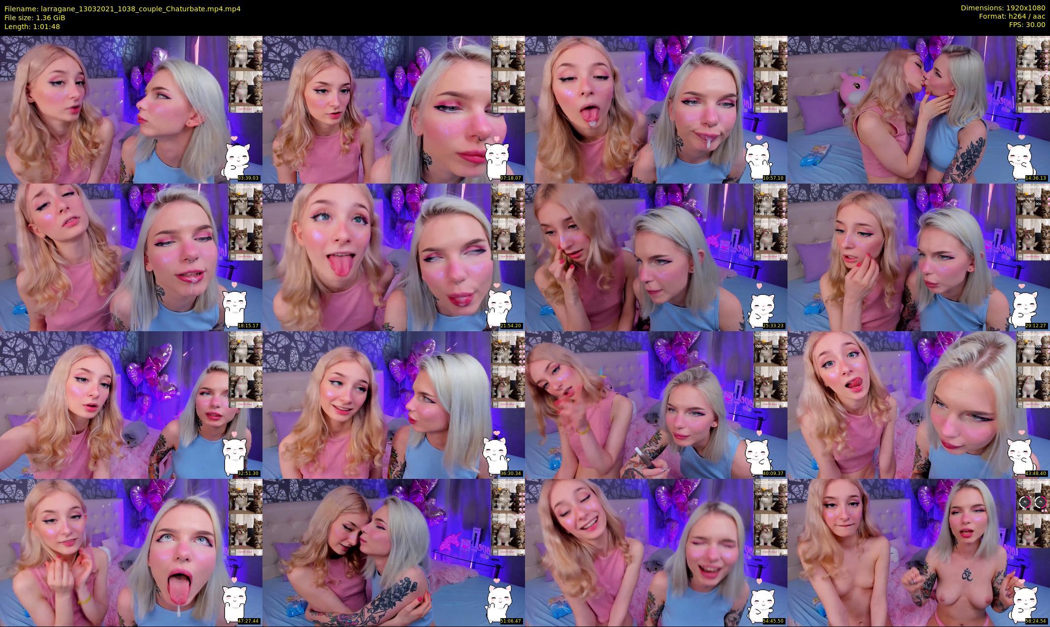 larragane — 62 minute Chaturbate couple cam show recording, 1080p, Mar 13, 2021