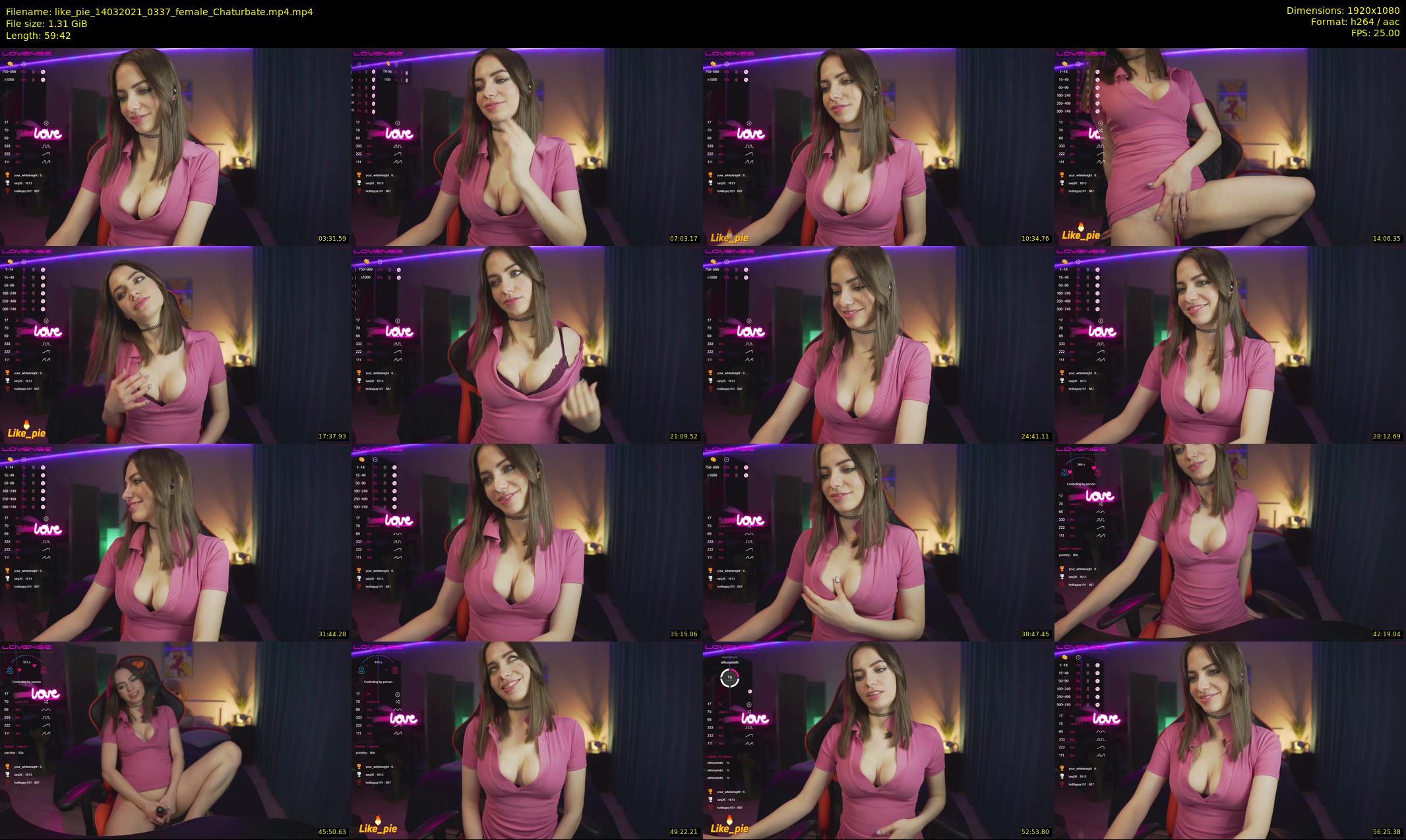 like_pie — 60 minute Chaturbate couple cam show recording, 1080p, Mar 14, 2021