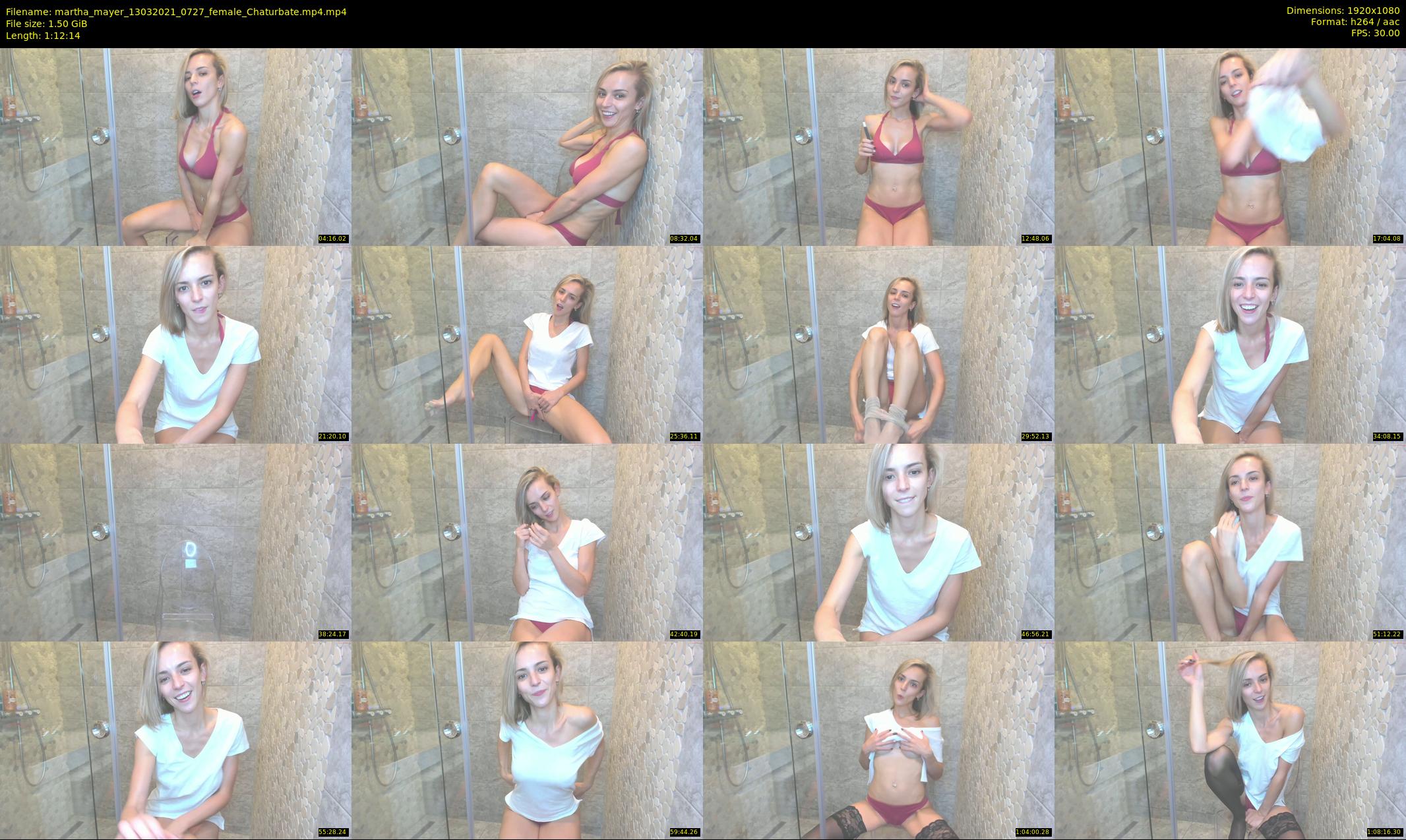 martha_mayer — 73 minute Chaturbate female cam show recording, 1080p, Mar 13, 2021