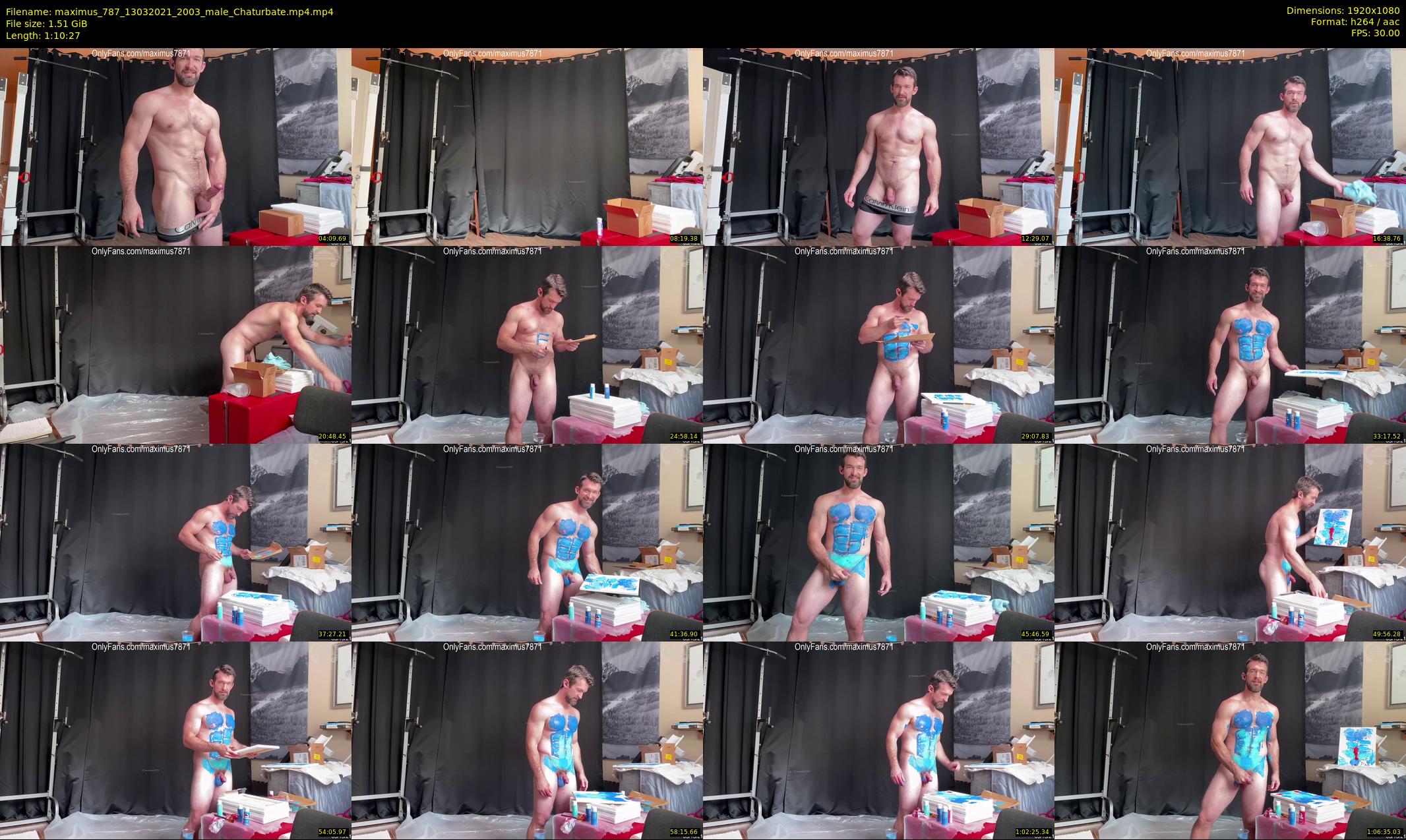 maximus_787 — 71 minute Chaturbate male cam show recording, 1080p, Mar 13, 2021