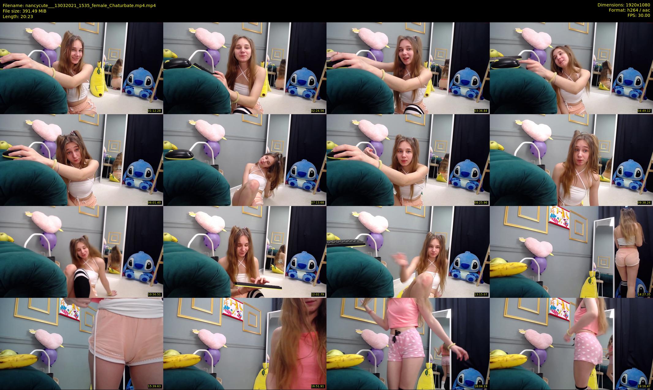 nancycute__ — 21 minute Chaturbate female cam show recording, 1080p, Mar 13, 2021