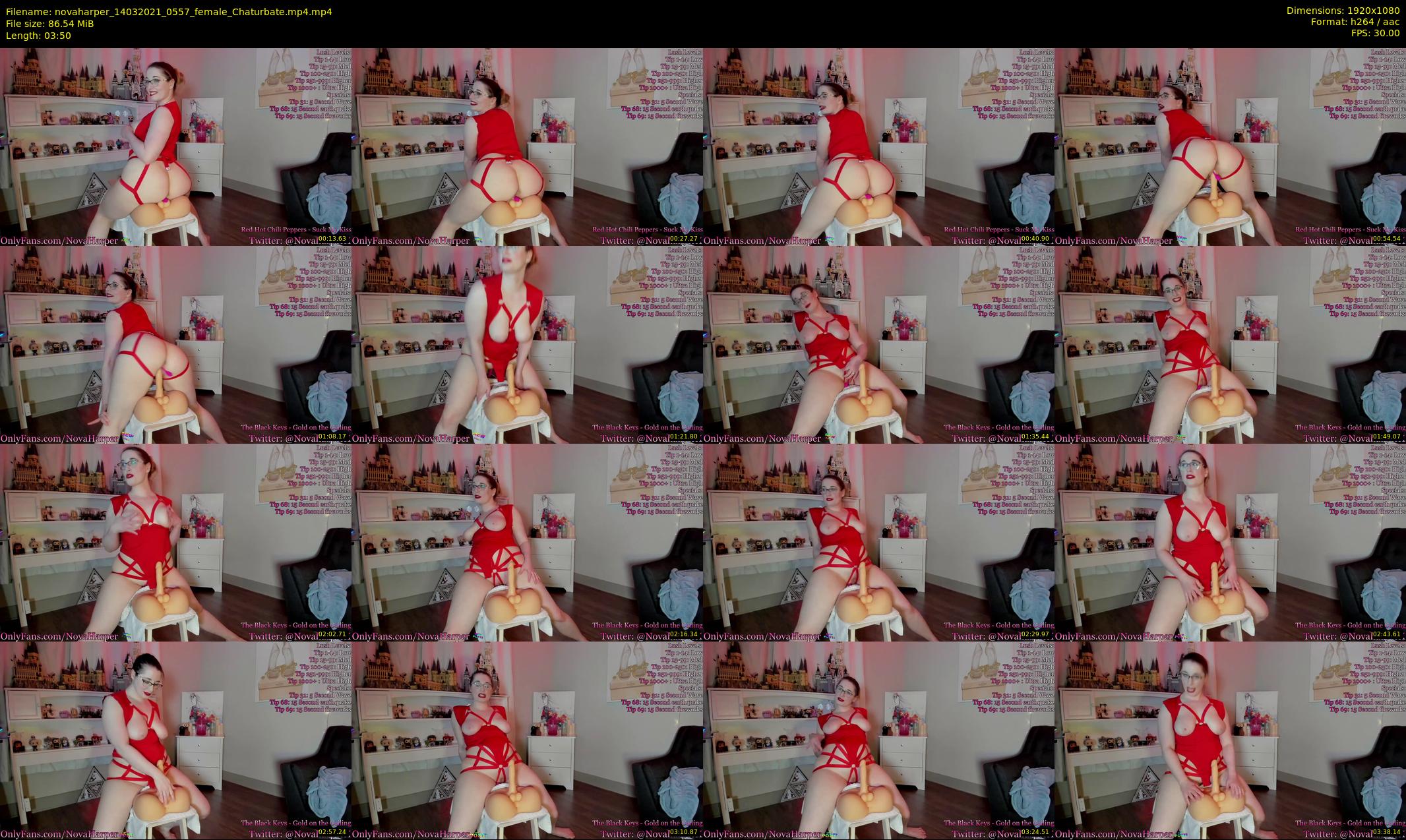novaharper — 4 minute Chaturbate female cam show recording, 1080p, Mar 14, 2021
