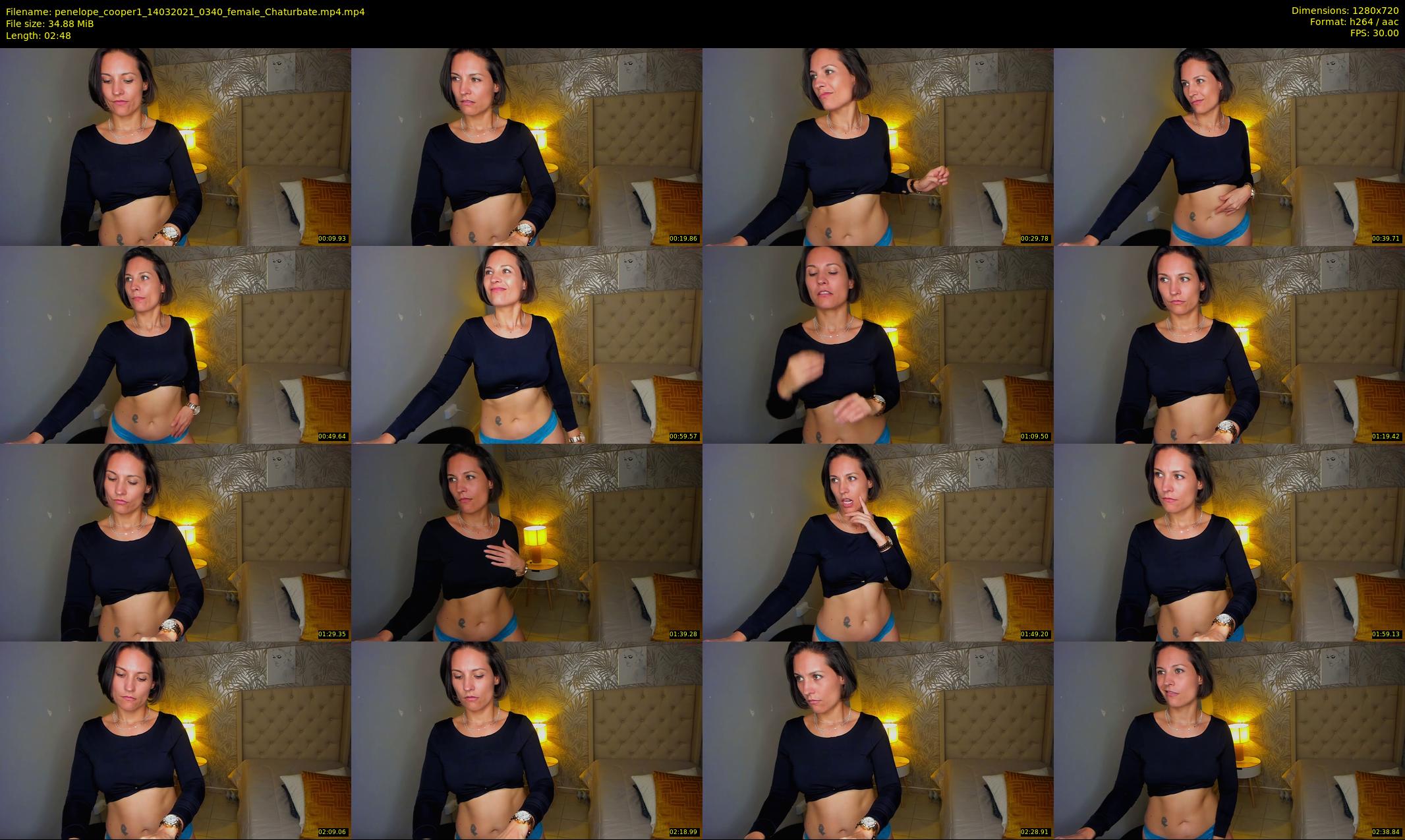 penelope_cooper1 — 3 minute Chaturbate female cam show recording, 720p, Mar 14, 2021