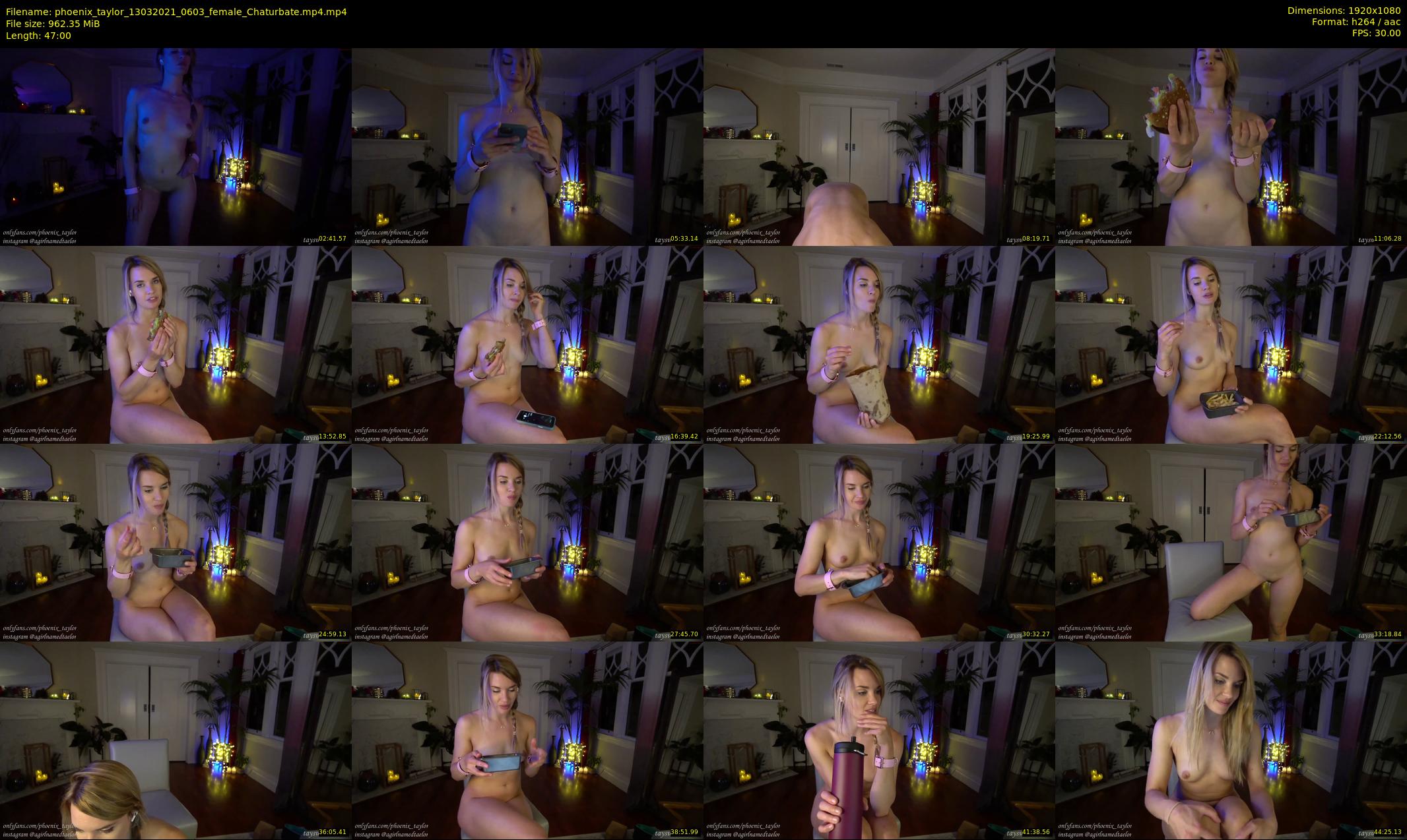 phoenix_taylor — 47 minute Chaturbate female cam show recording, 1080p, Mar 13, 2021