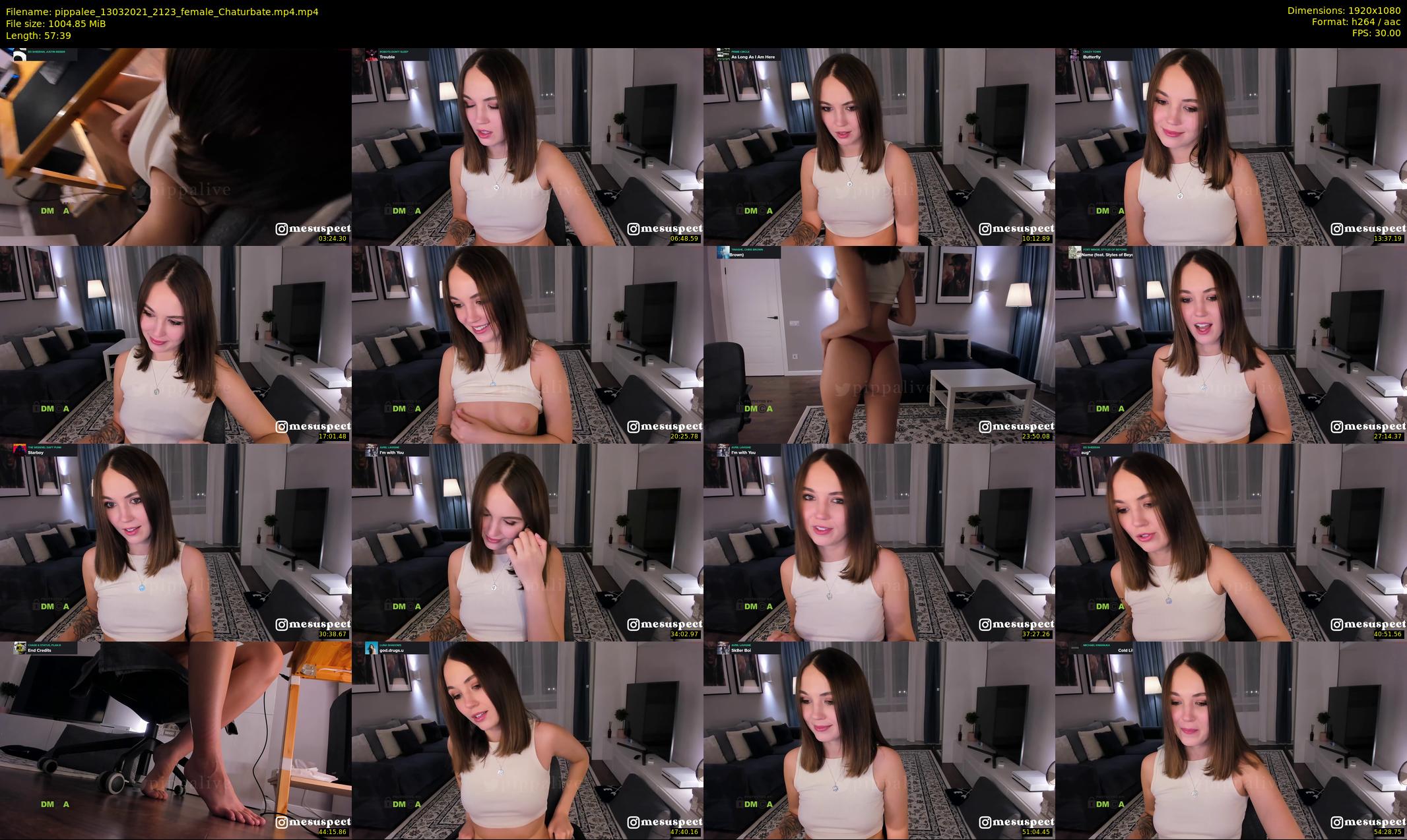 pippalee — 58 minute Chaturbate female cam show recording, 1080p, Mar 13, 2021