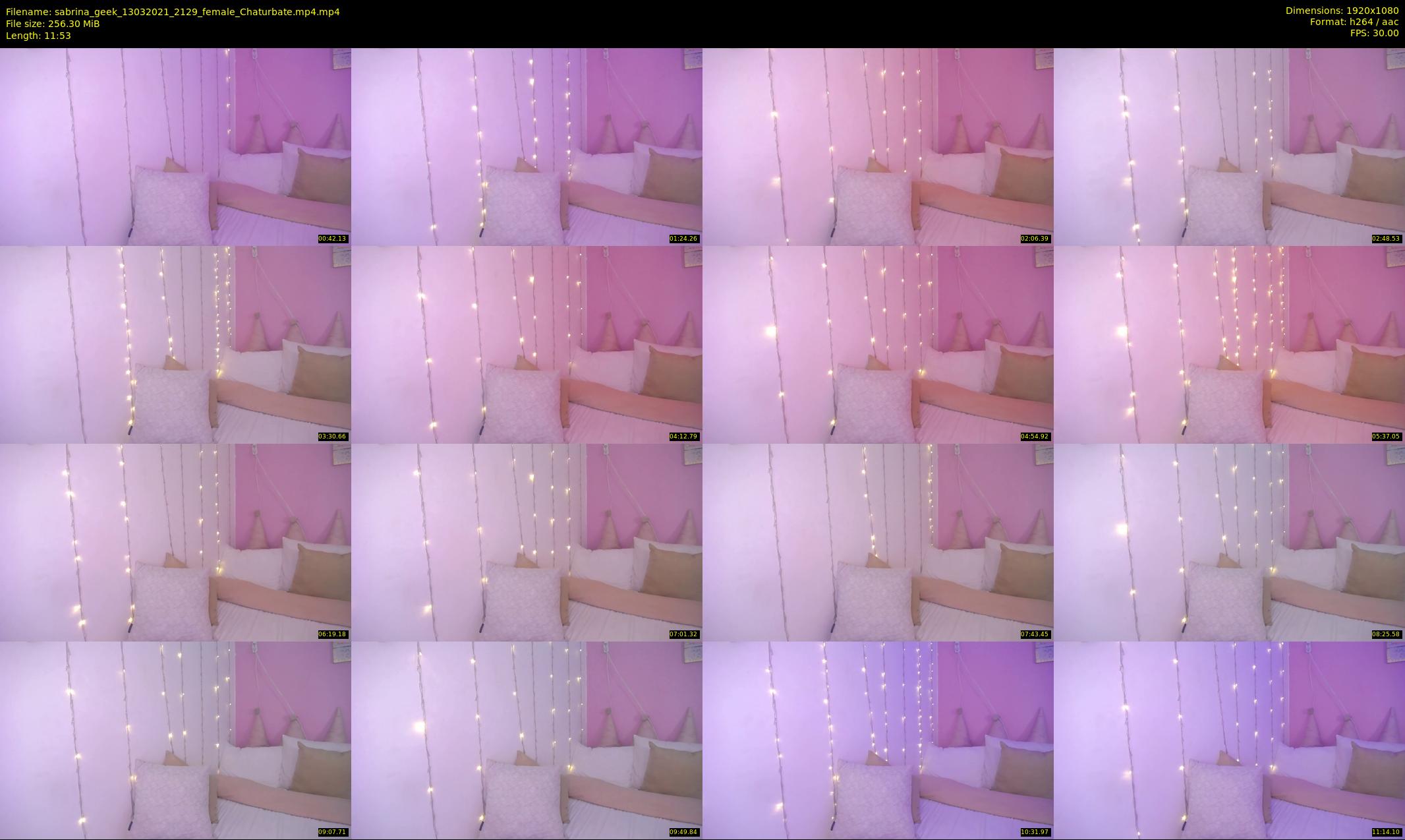 sabrina_geek — 12 minute Chaturbate female cam show recording, 1080p, Mar 13, 2021