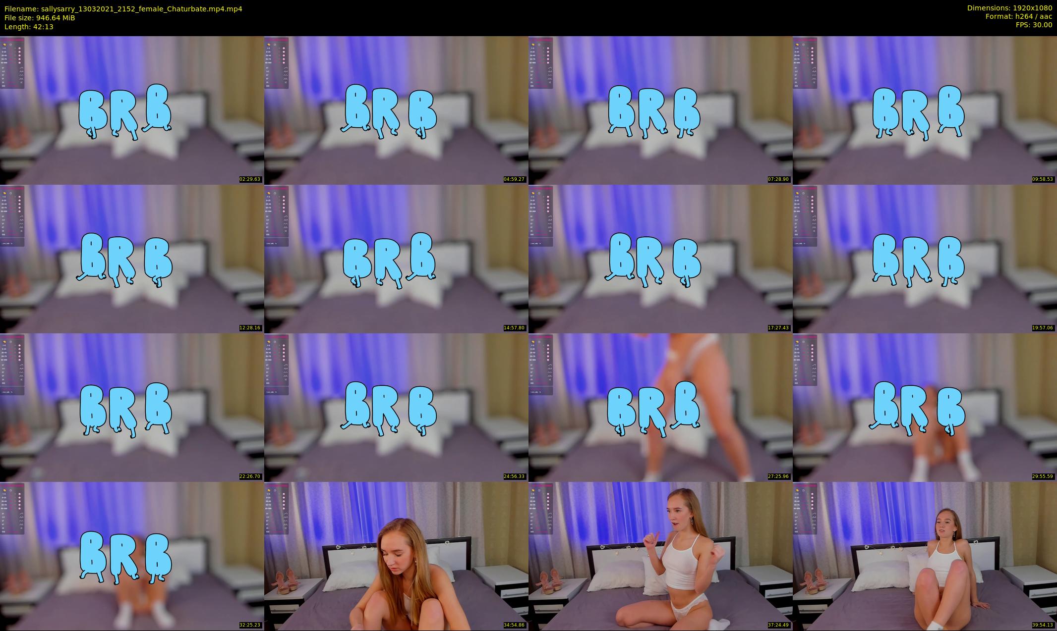 sallysarry — 43 minute Chaturbate couple cam show recording, 1080p, Mar 13, 2021