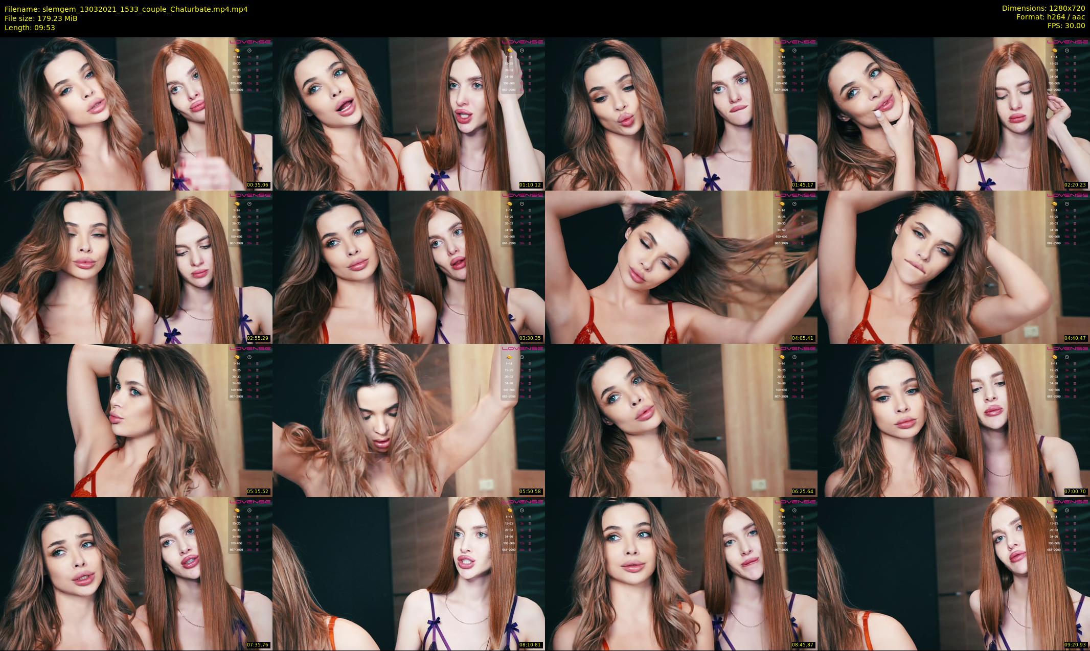 slemgem — 10 minute Chaturbate couple cam show recording, 720p, Mar 13, 2021