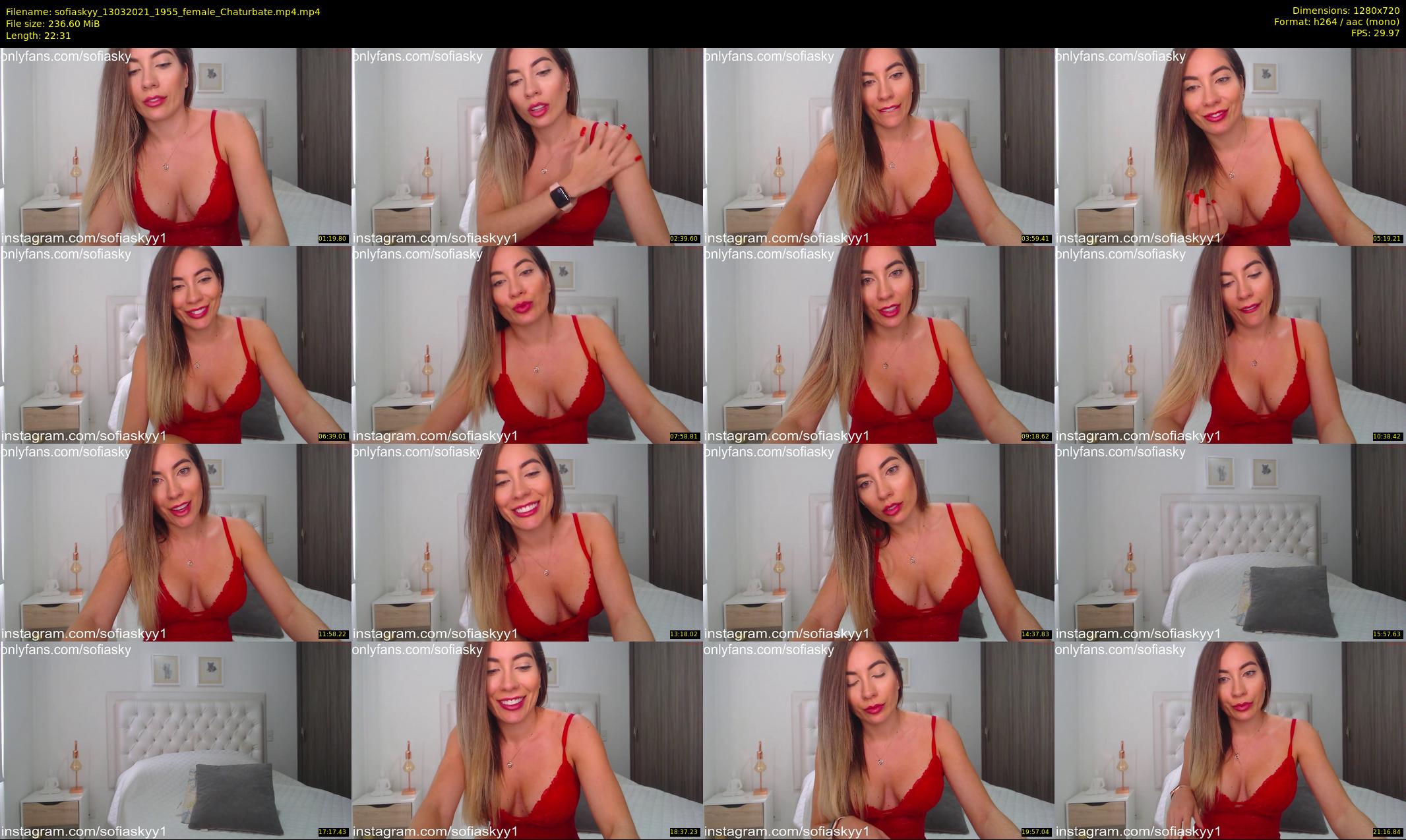 sofiaskyy — 23 minute Chaturbate female cam show recording, 720p, Mar 13, 2021