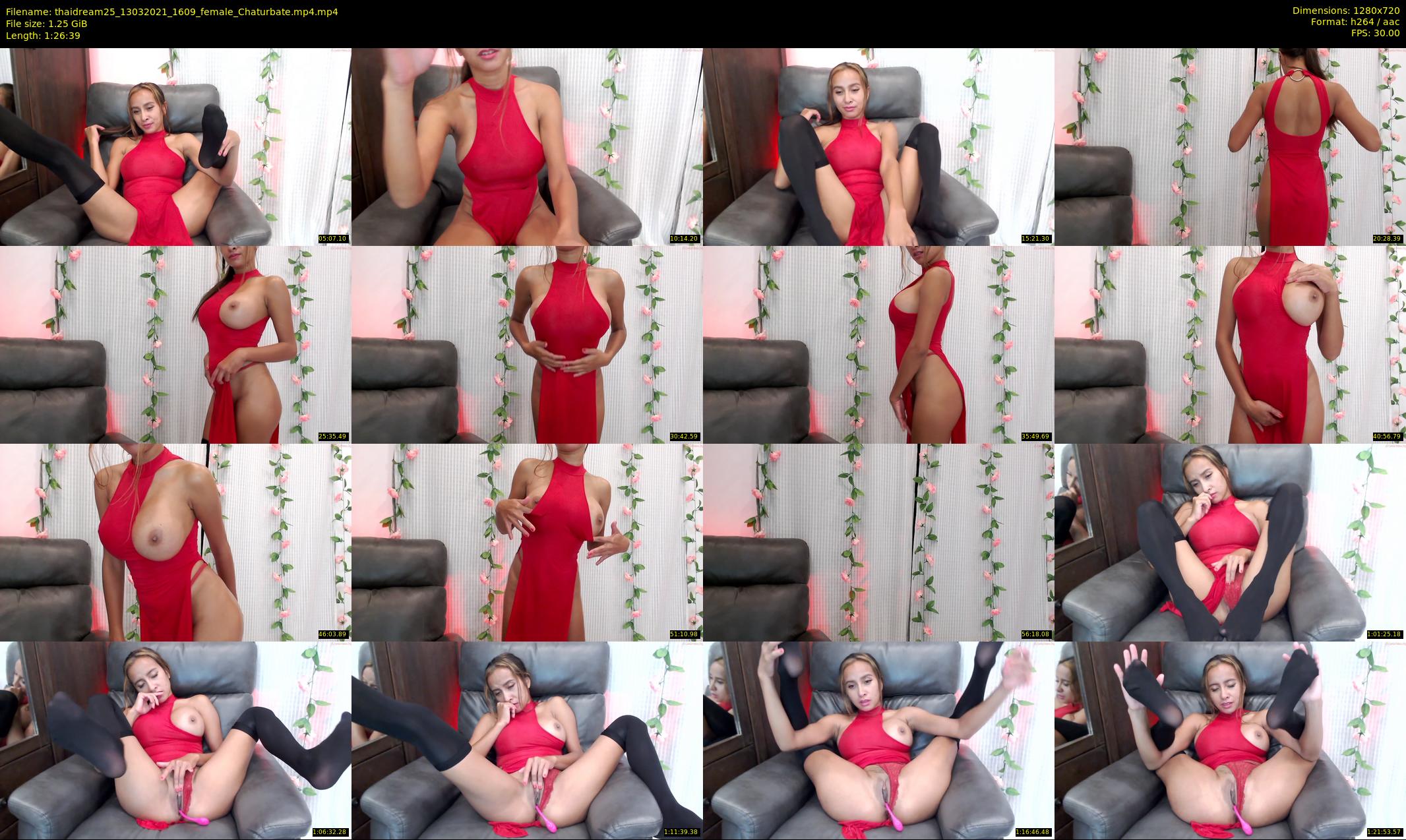 thaidream25 — 87 minute Chaturbate female cam show recording, 720p, Mar 13, 2021